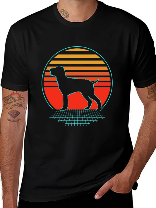 Retro Dog Silhouette T-Shirt