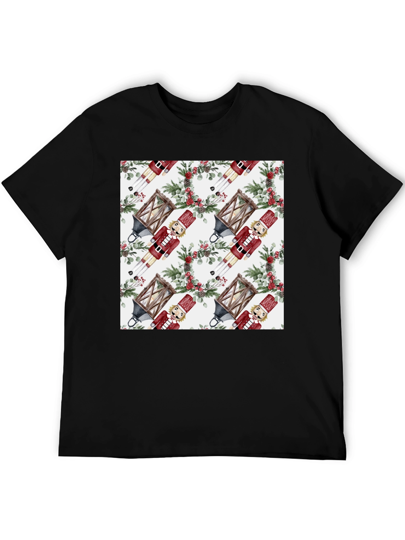Nutcracker Holiday Pattern T-Shirt