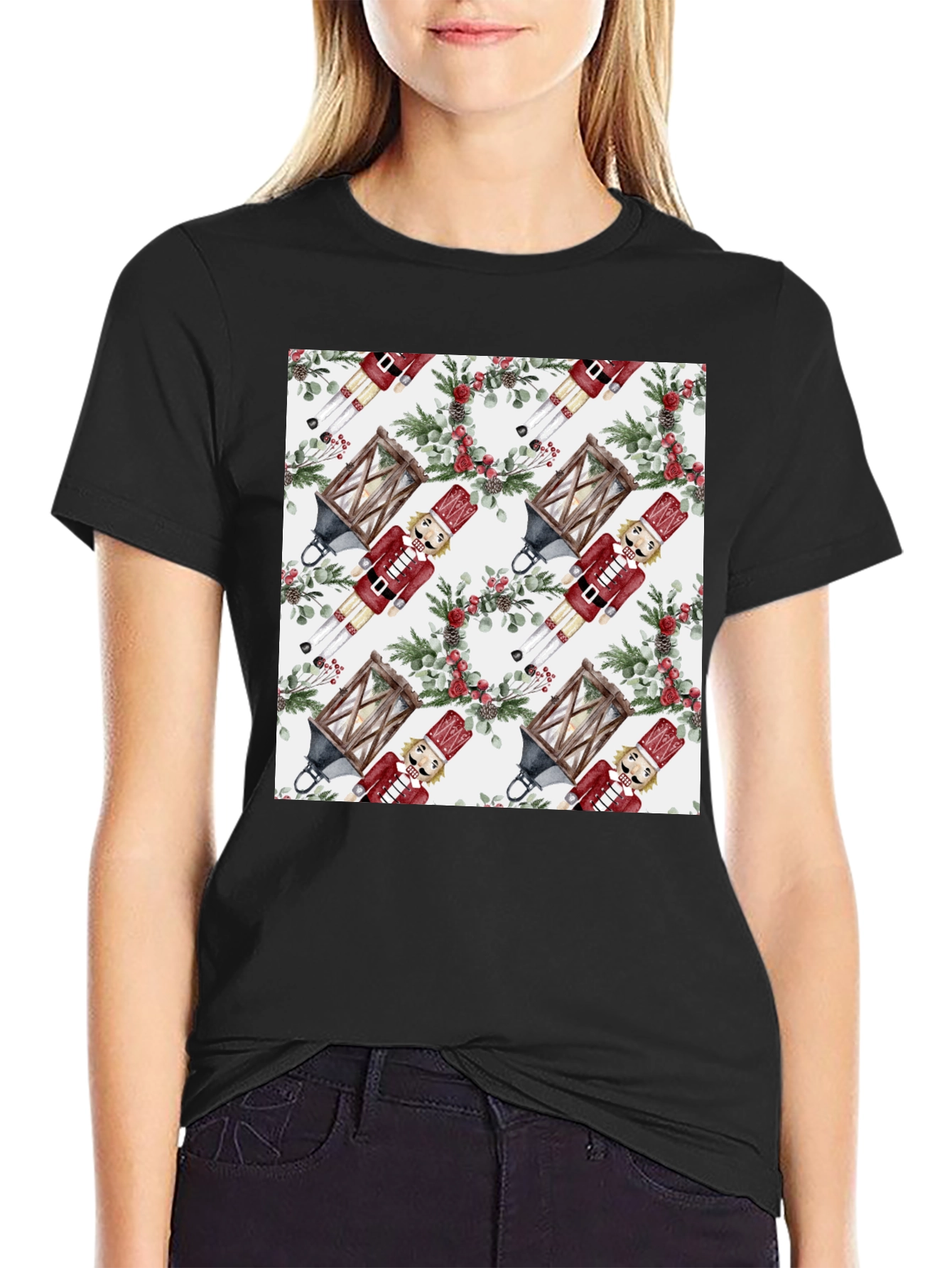 Nutcracker Holiday Pattern T-Shirt