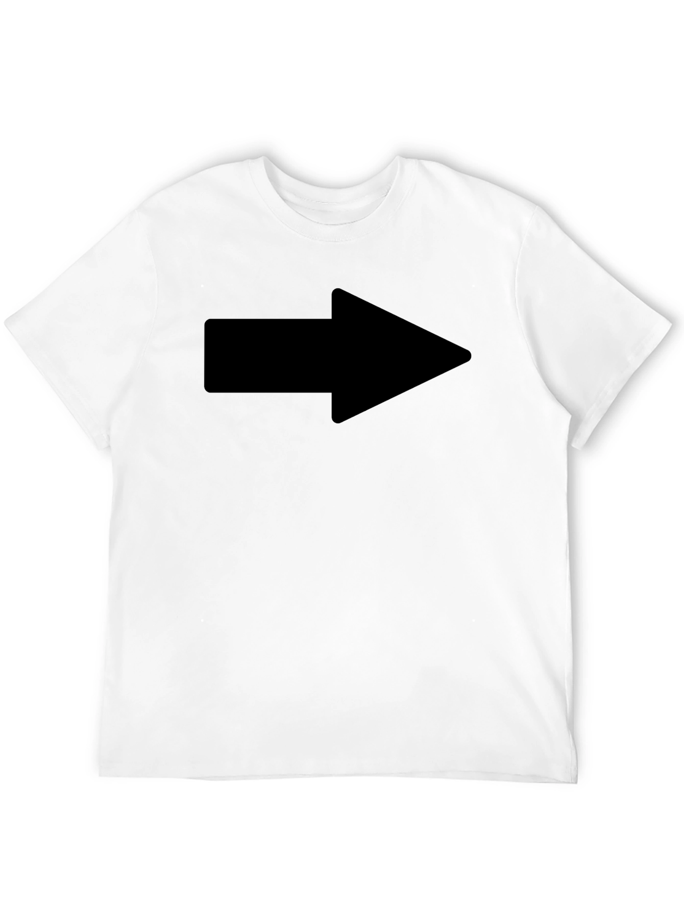 Arrow Graphic Black T-Shirt - Casual Style