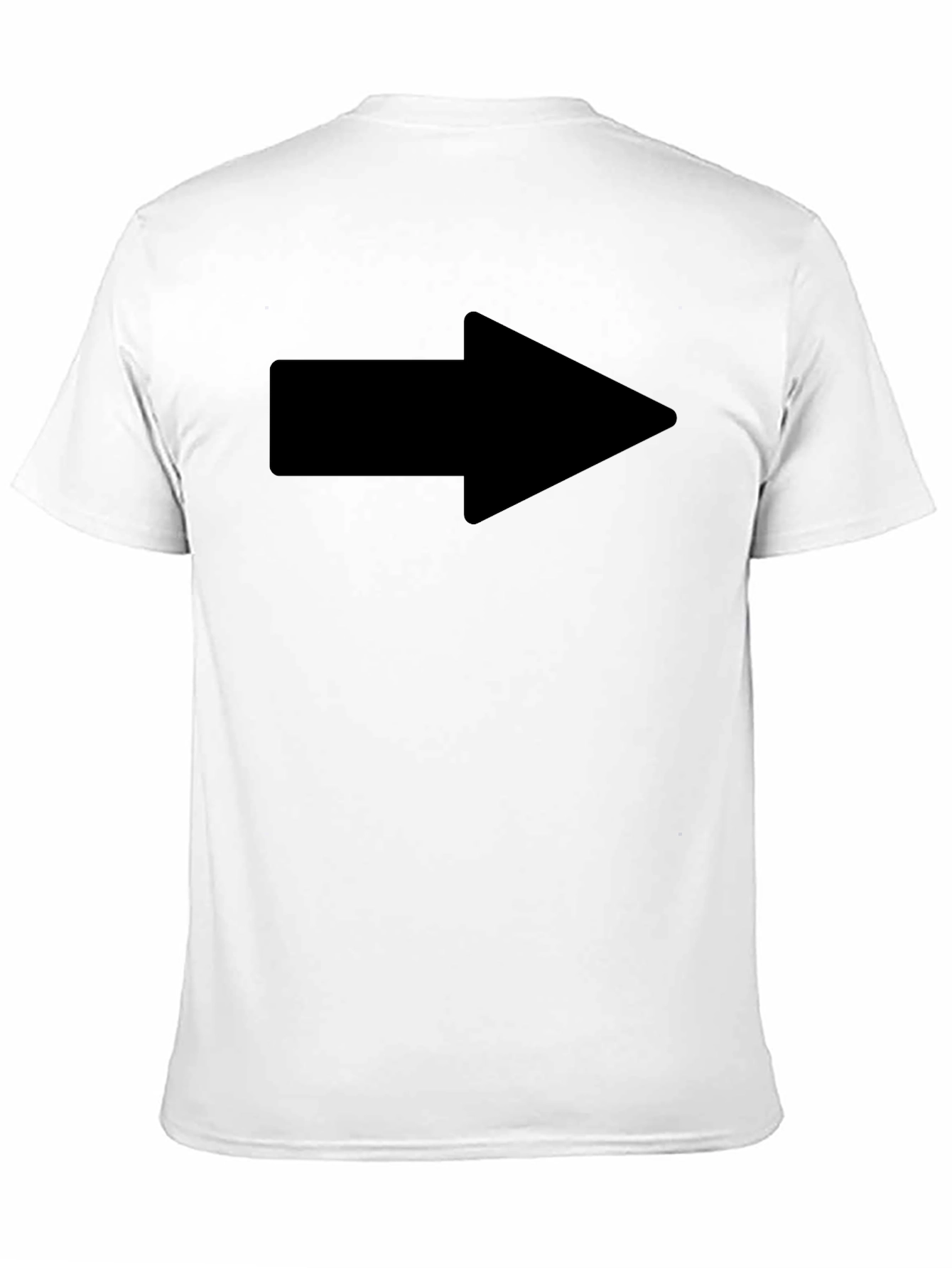 Arrow Graphic Black T-Shirt - Casual Style