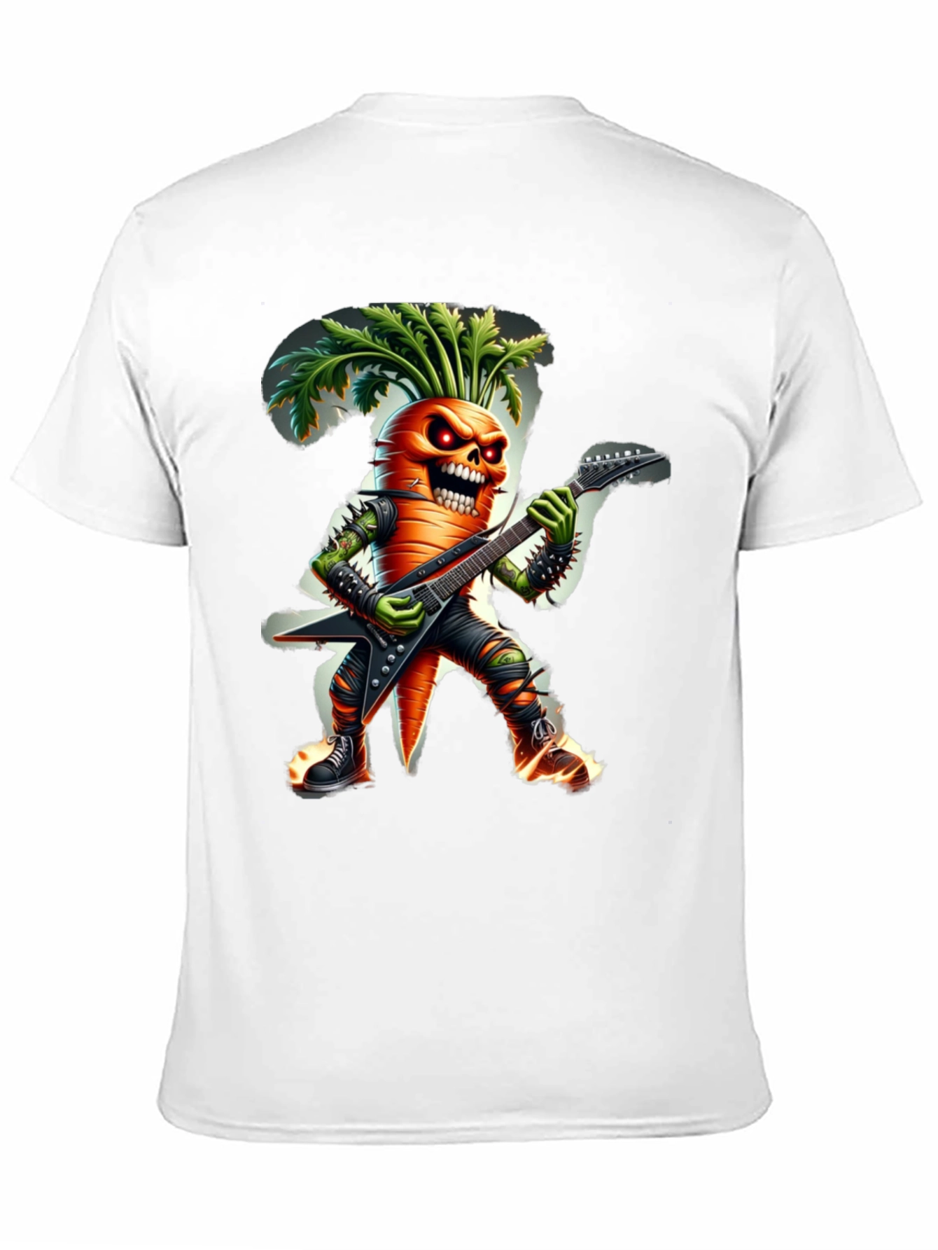 Rockin Carrot T-Shirt - Heavy Metal Vegetable!
