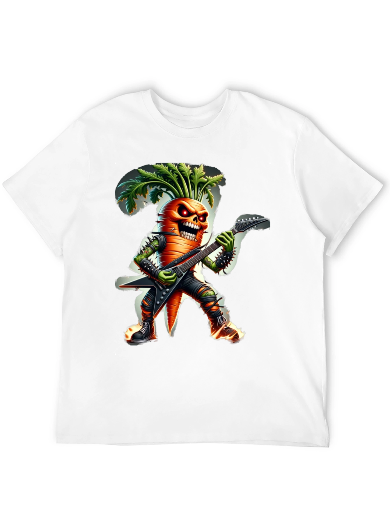 Rockin Carrot T-Shirt - Heavy Metal Vegetable!