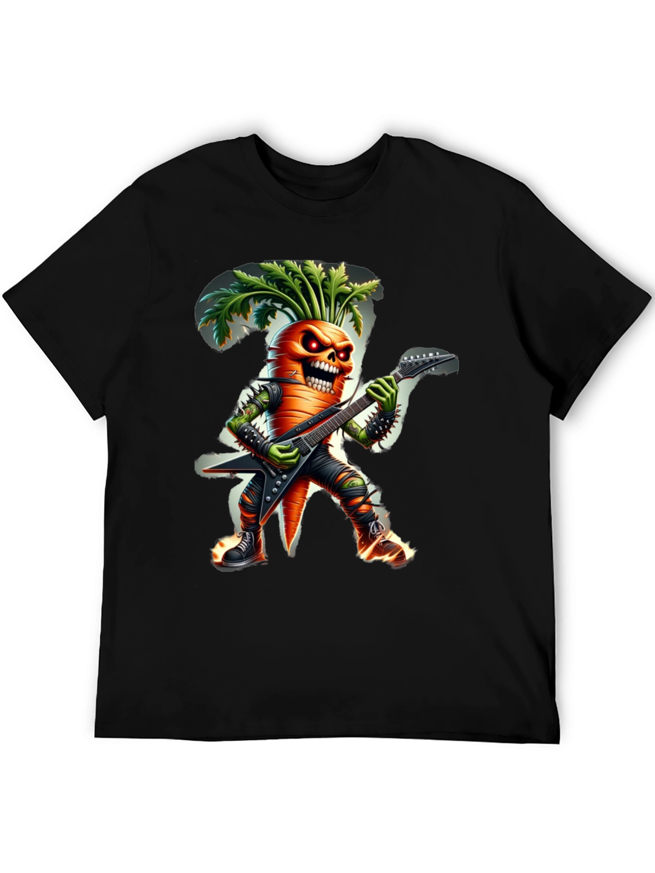 Rockin Carrot T-Shirt - Heavy Metal Vegetable!
