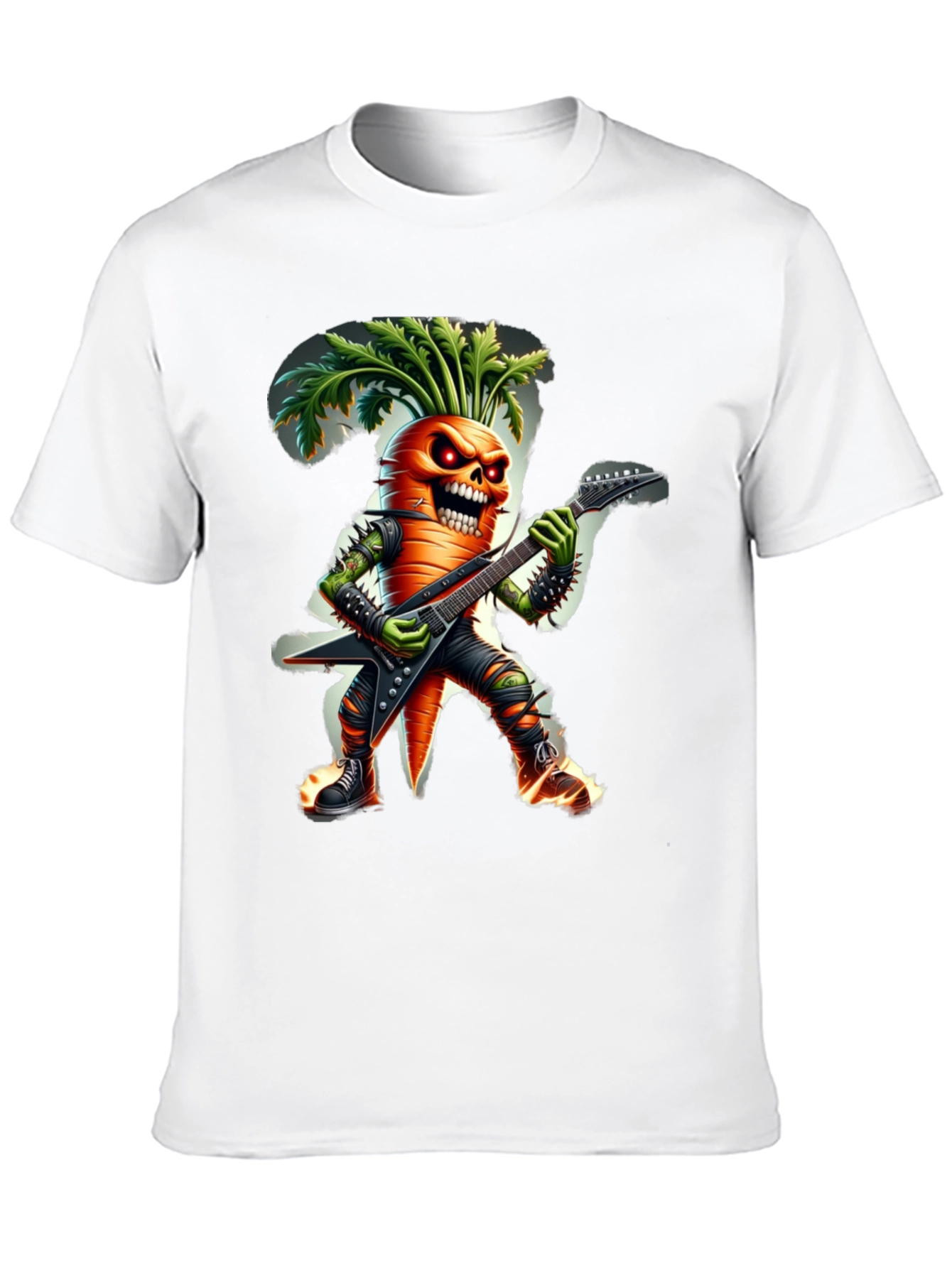 Rockin Carrot T-Shirt - Heavy Metal Vegetable!