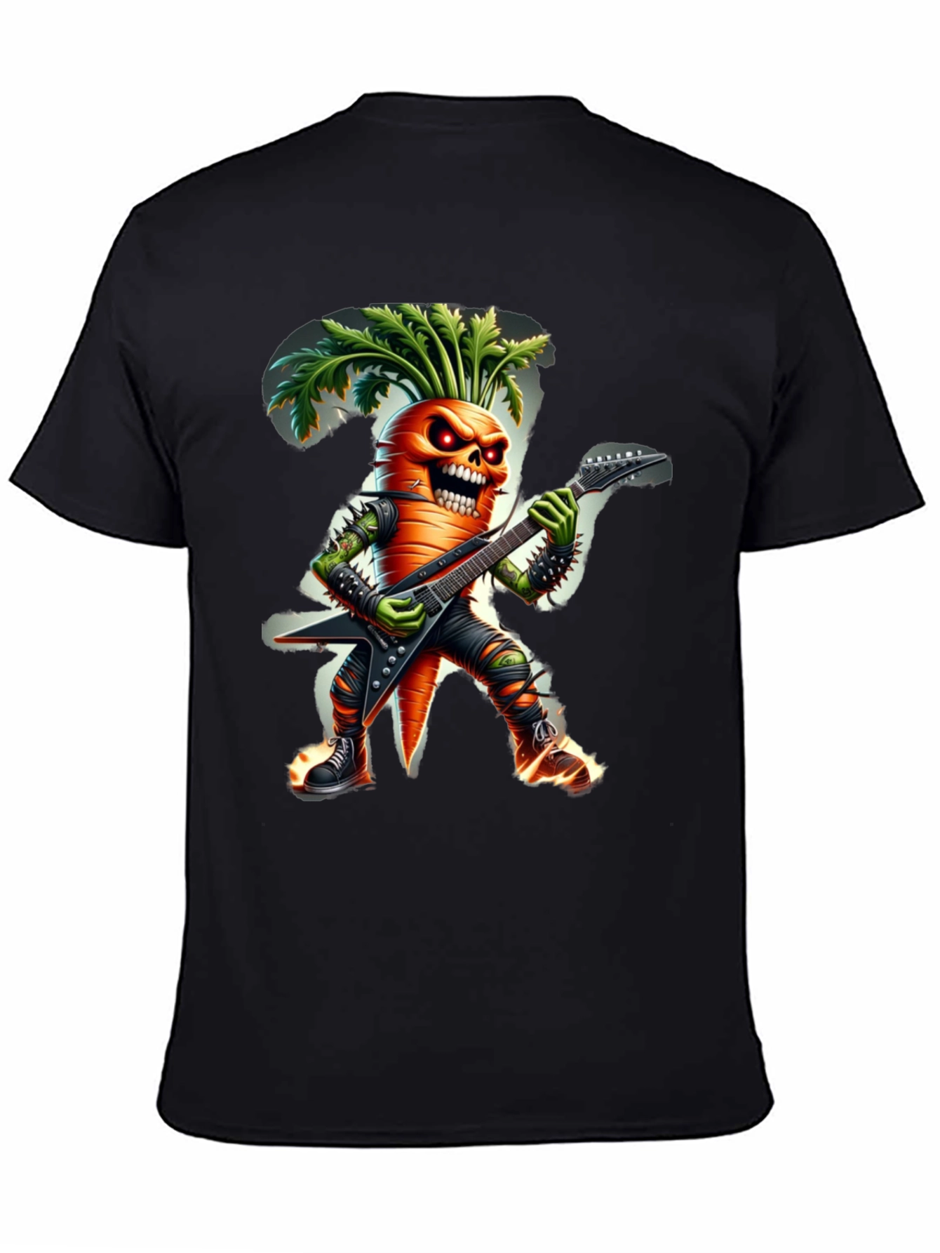 Rockin Carrot T-Shirt - Heavy Metal Vegetable!
