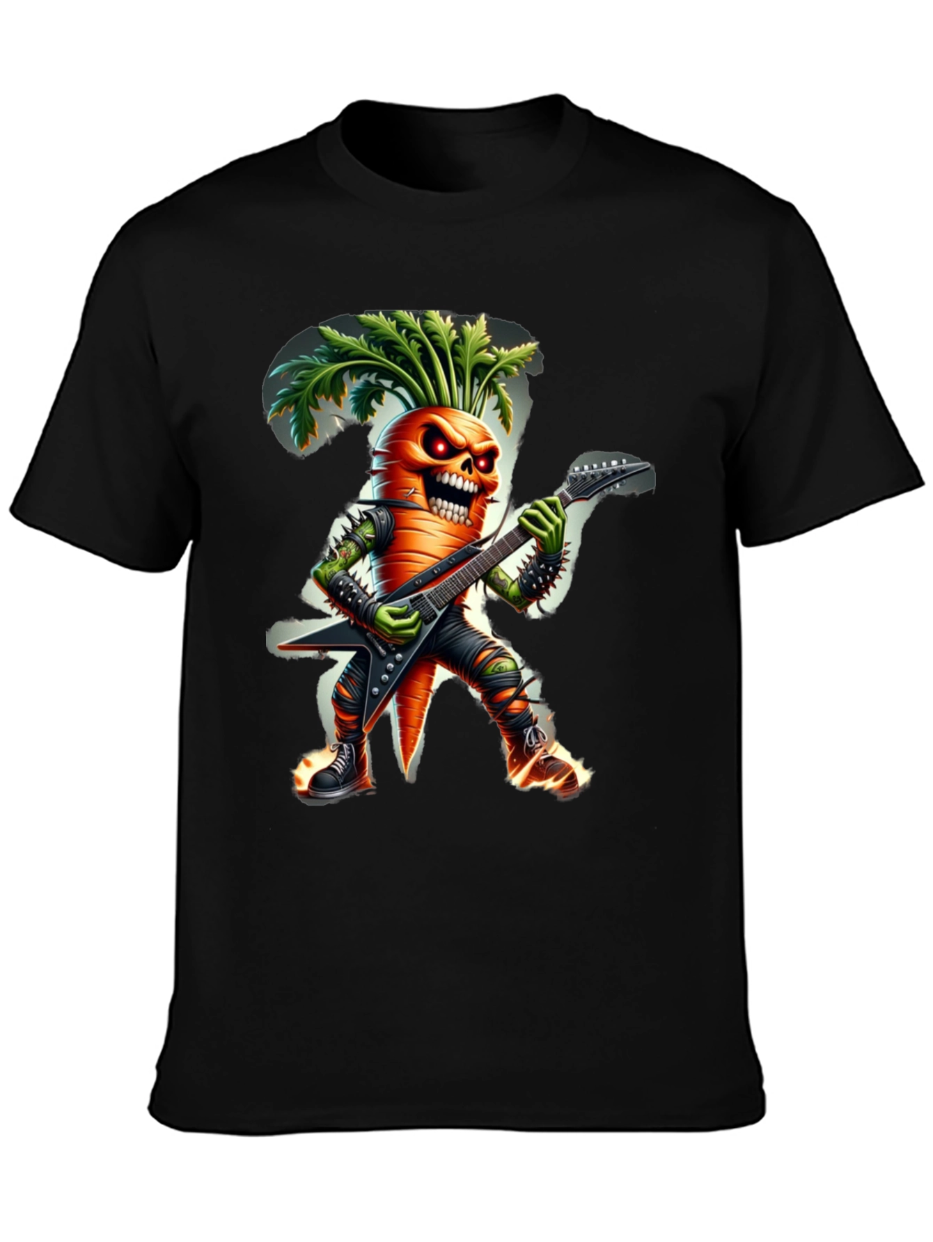 Rockin Carrot T-Shirt - Heavy Metal Vegetable!