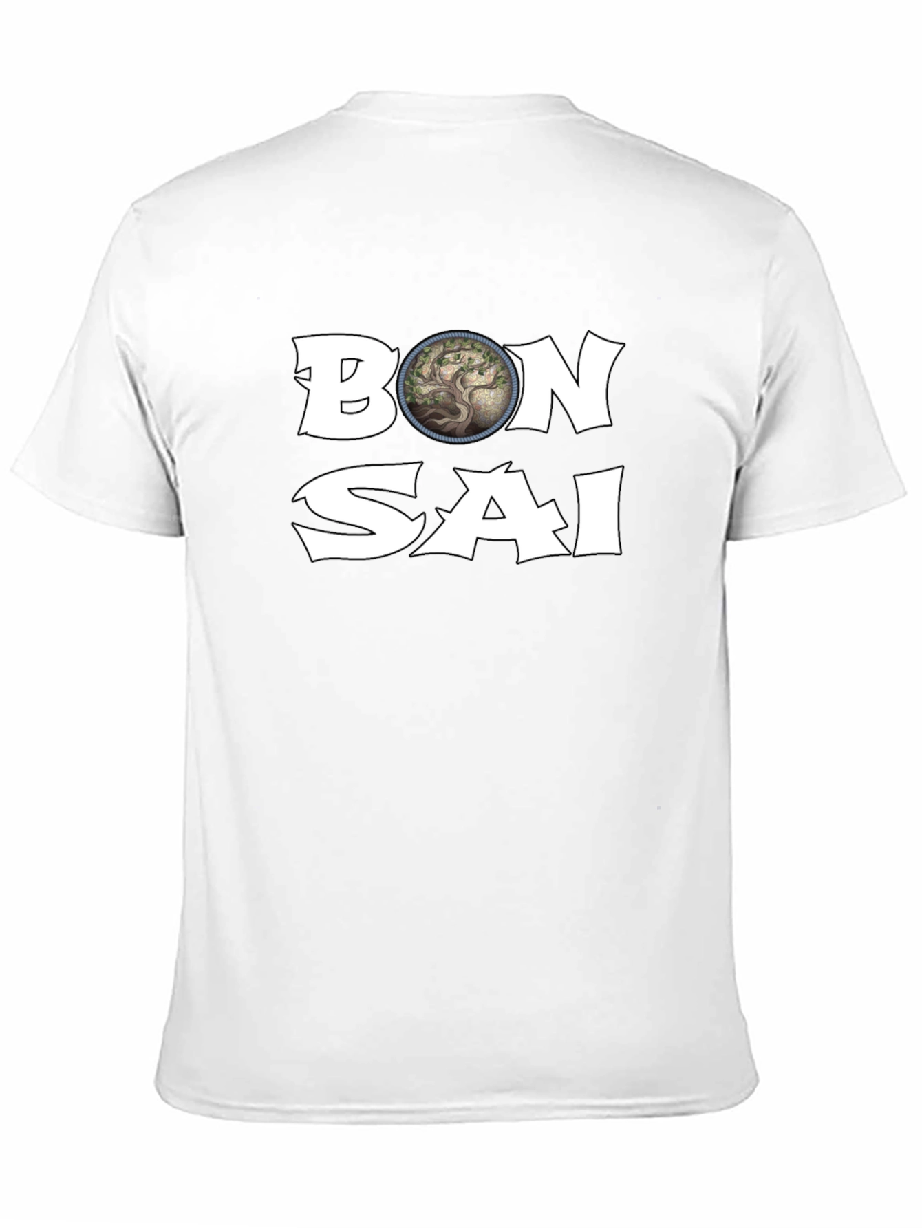 Bonsai Tree Graphic T-Shirt - Casual Style