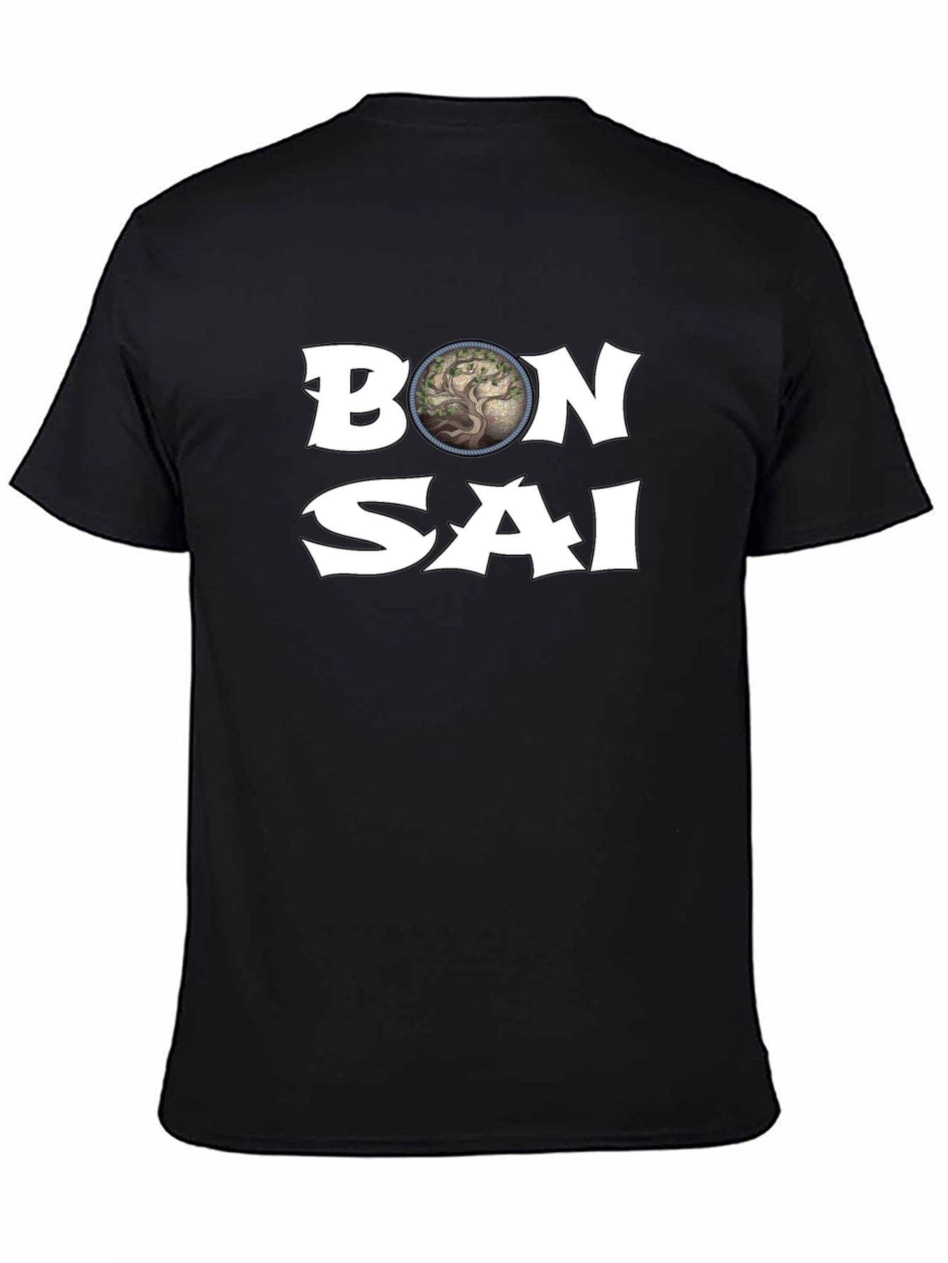 Bonsai Tree Graphic T-Shirt - Casual Style