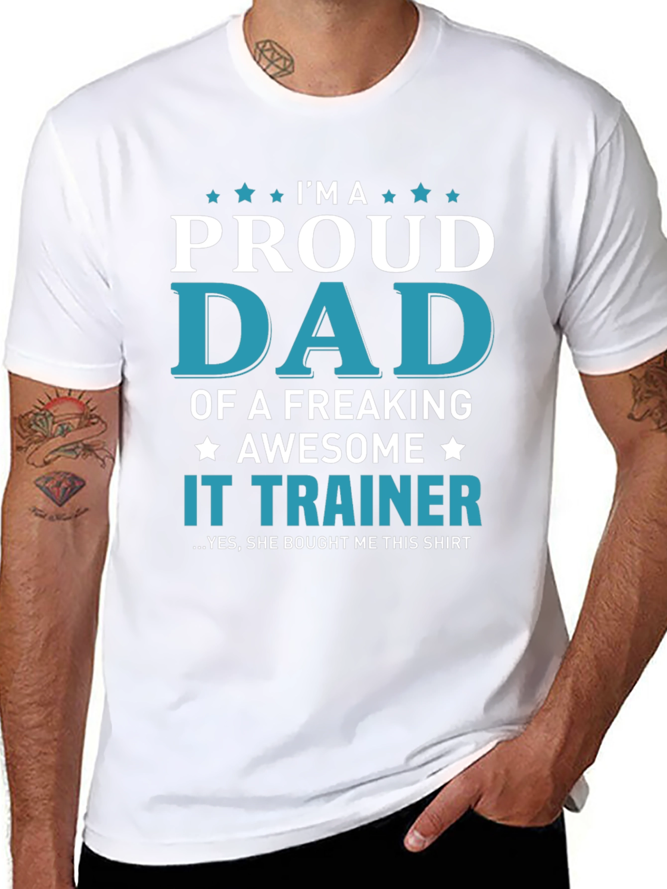 Proud Dad of an IT Trainer T-Shirt