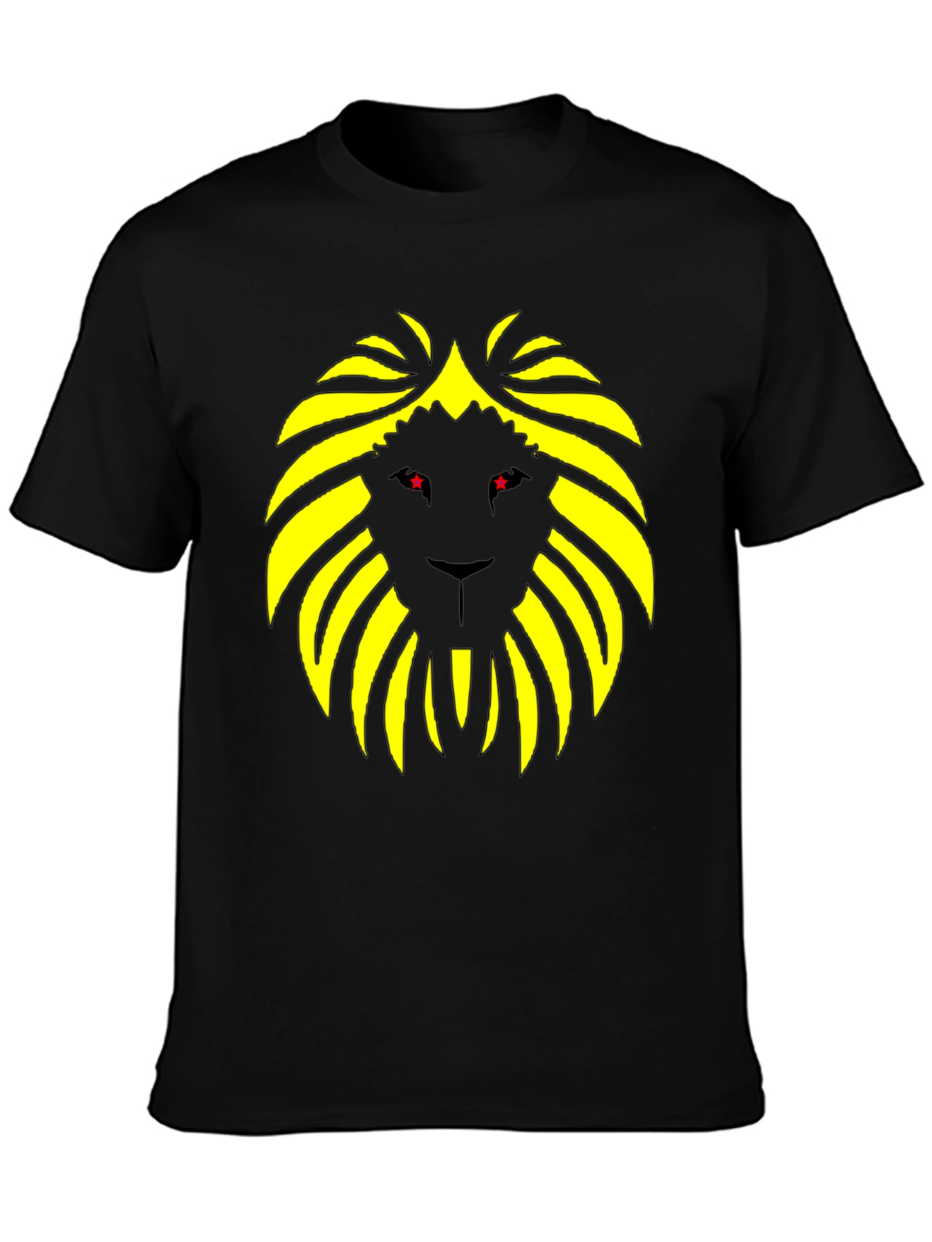 Lion Graphic Tee - Bold & Stylish Black T-Shirt