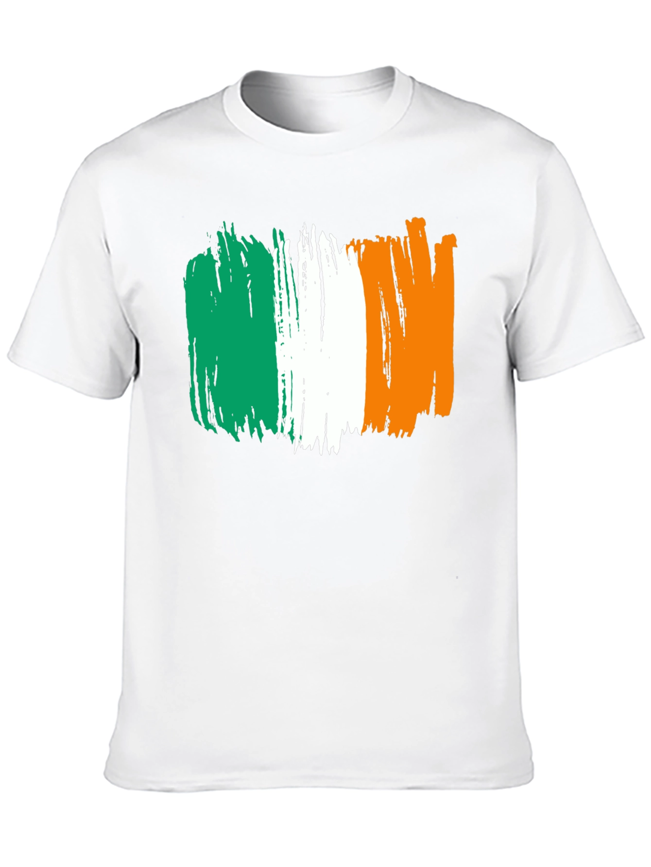 Irish Flag Brushstroke T-Shirt - St. Patricks Day Tee
