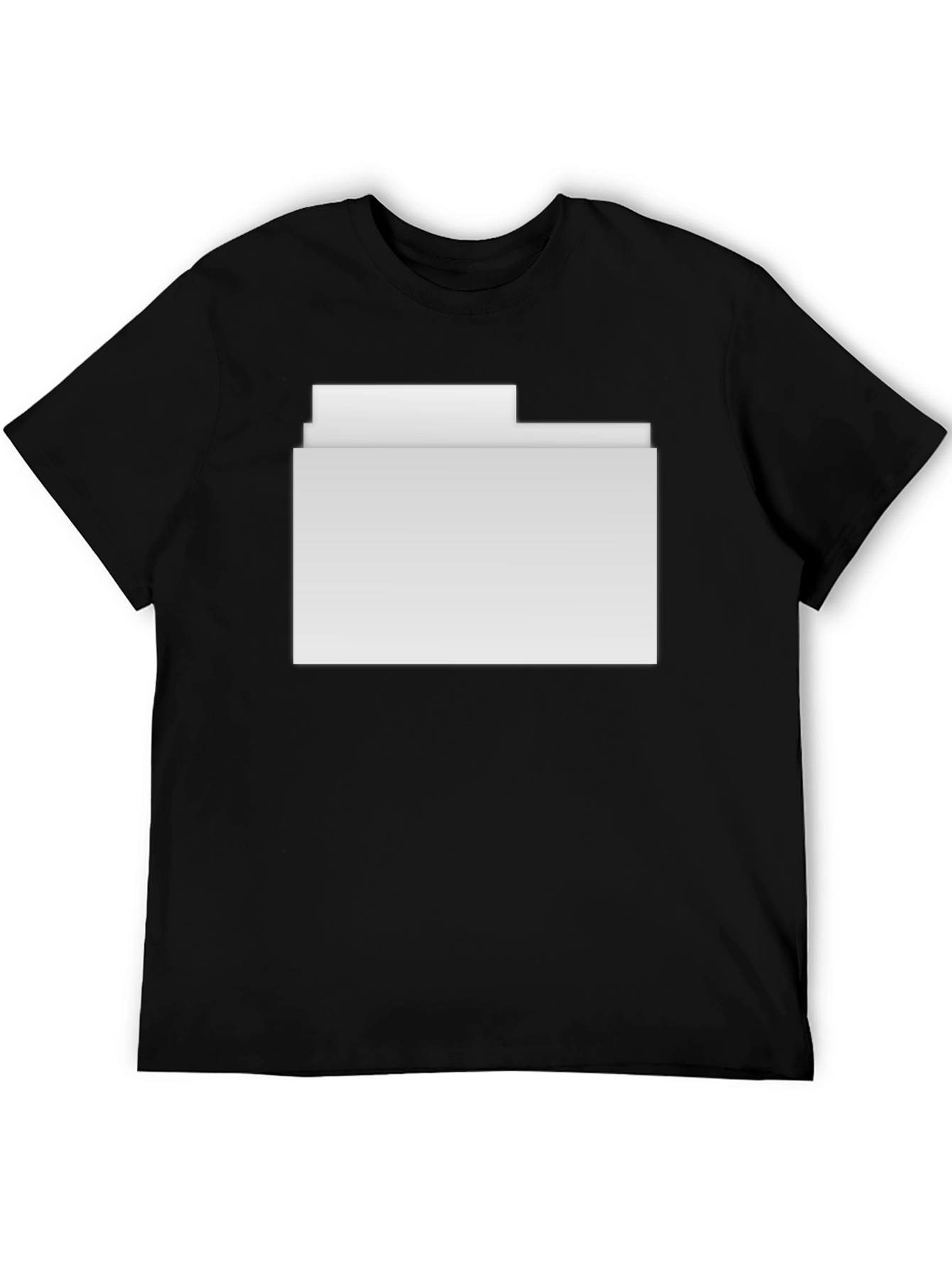Modern Folder Graphic Tee - Stylish Casual Wear