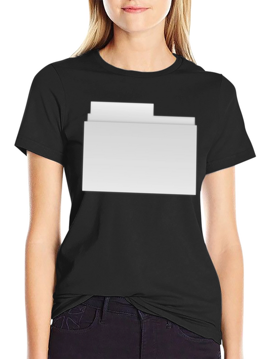 Modern Folder Graphic Tee - Stylish Casual Wear