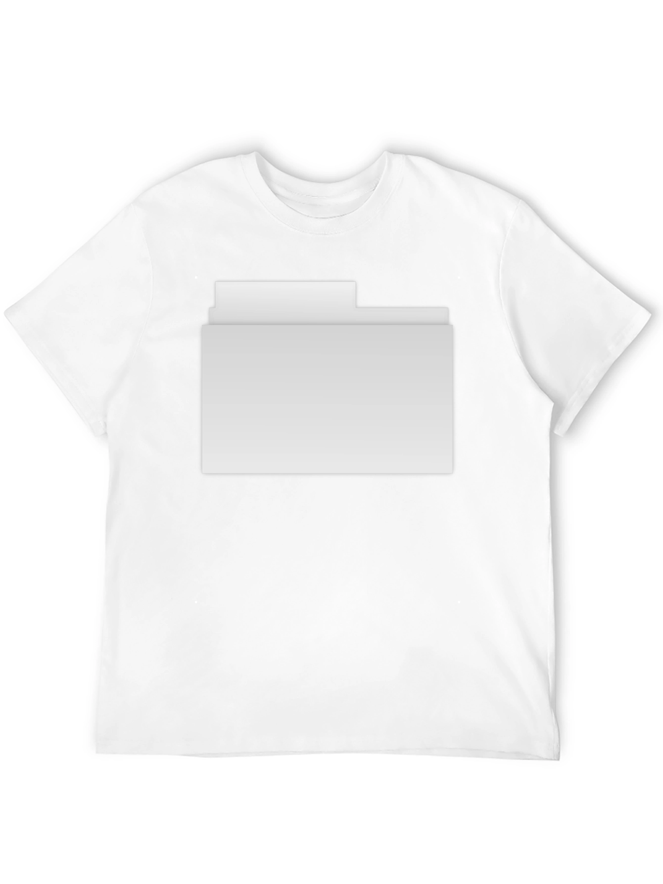 Modern Folder Graphic Tee - Stylish Casual Wear