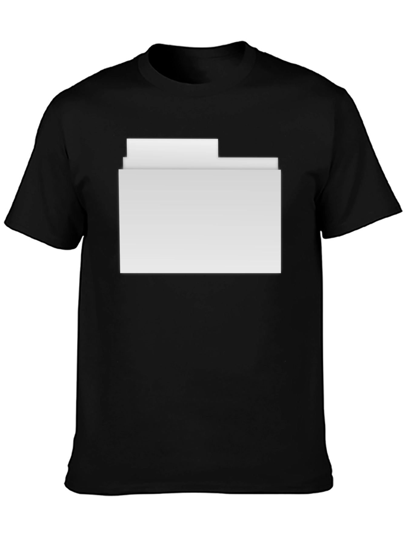 Modern Folder Graphic Tee - Stylish Casual Wear