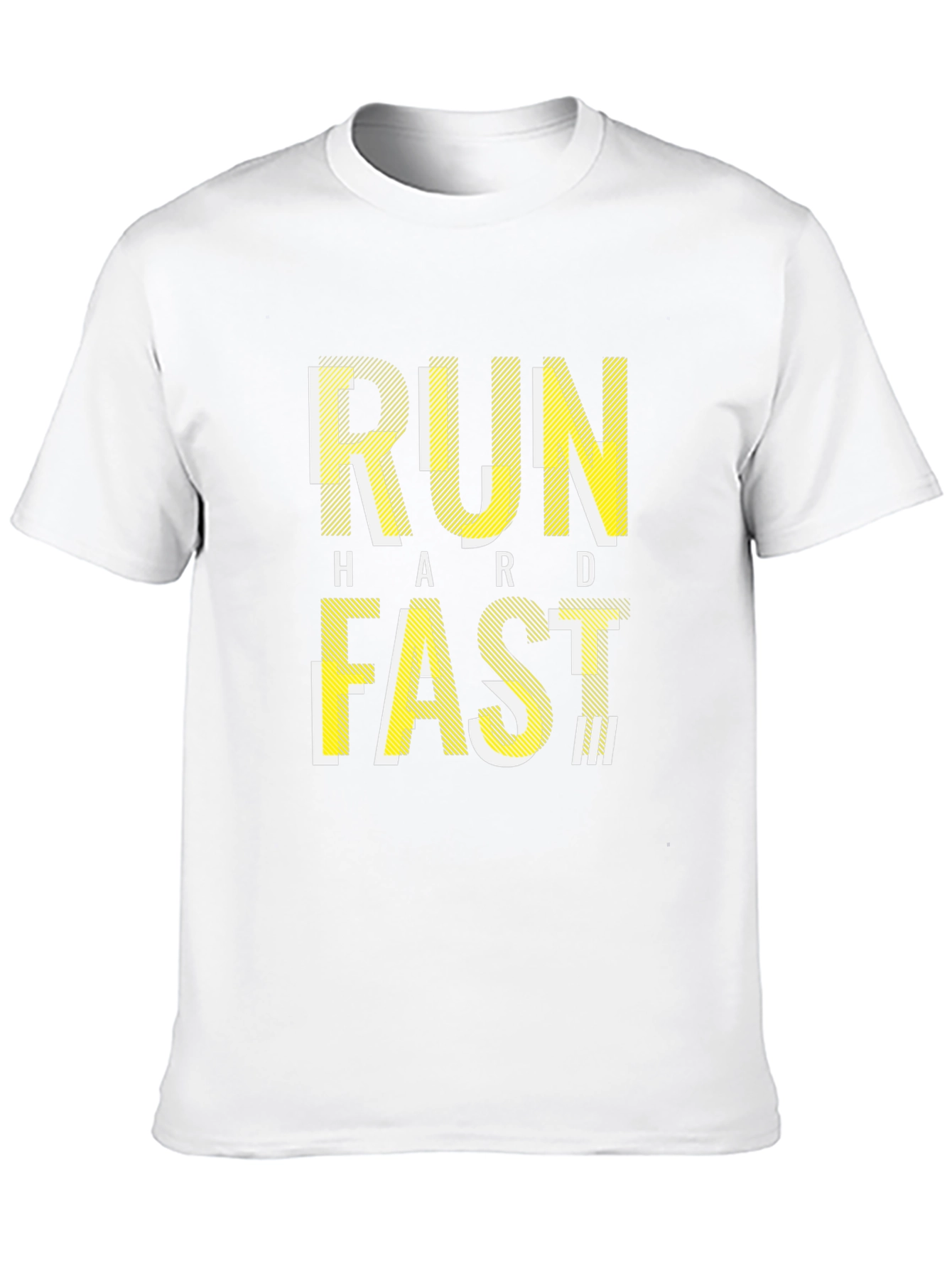 Run Hard Fast T-Shirt - Black Graphic Tee