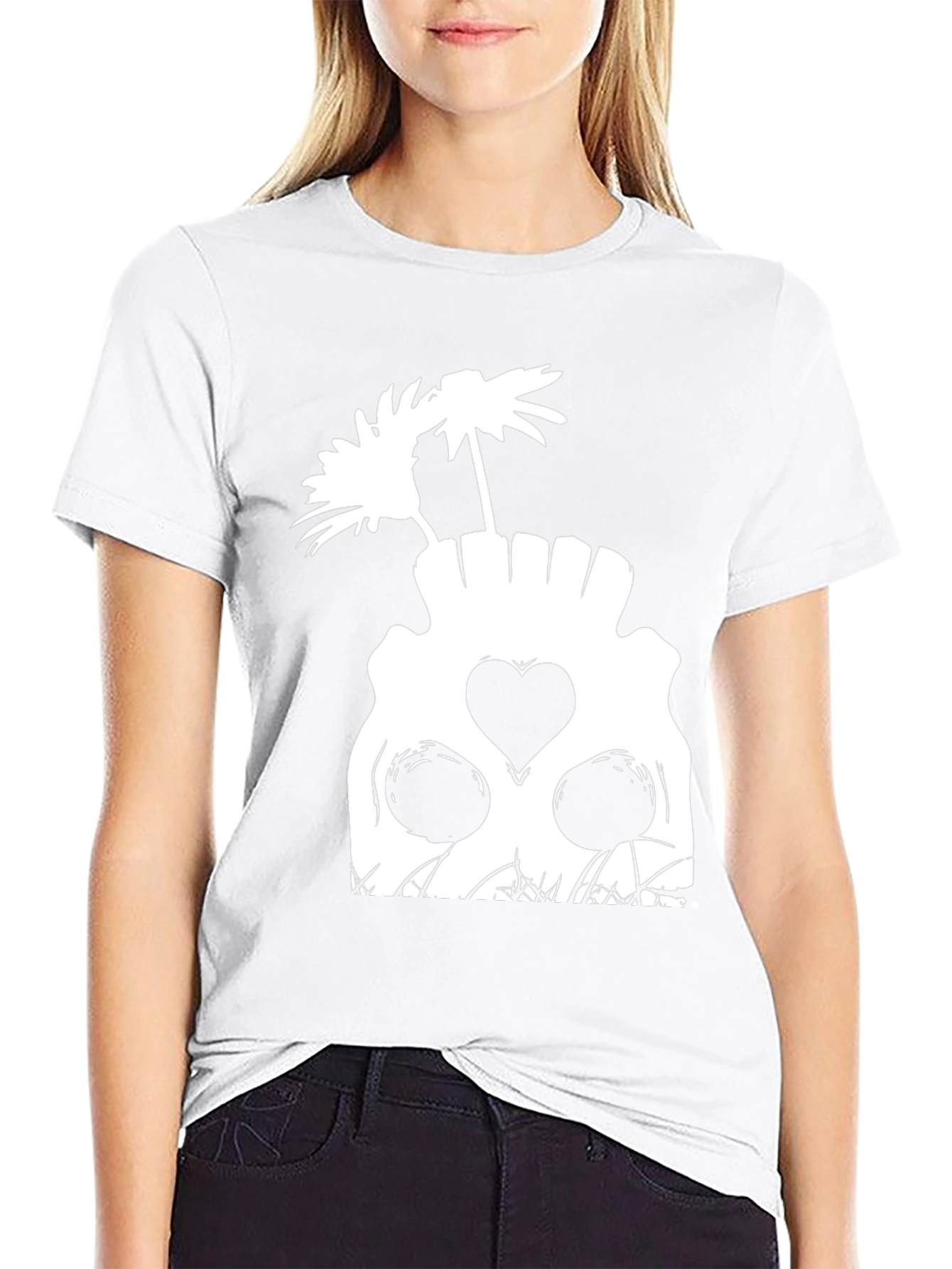 Skull & Flowers Graphic Tee - Unique Black T-Shirt