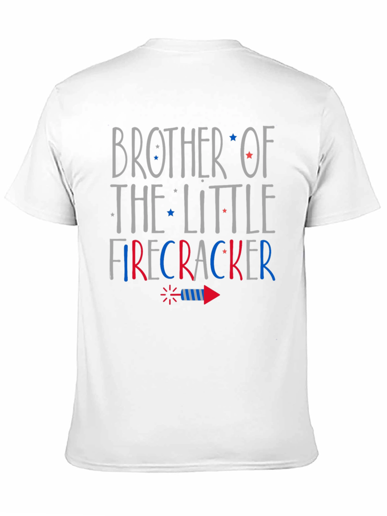 Brother of the Little Firecracker Graphic Tee