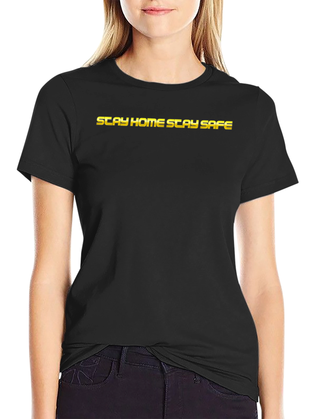 Stay Home Stay Safe Graphic Tee