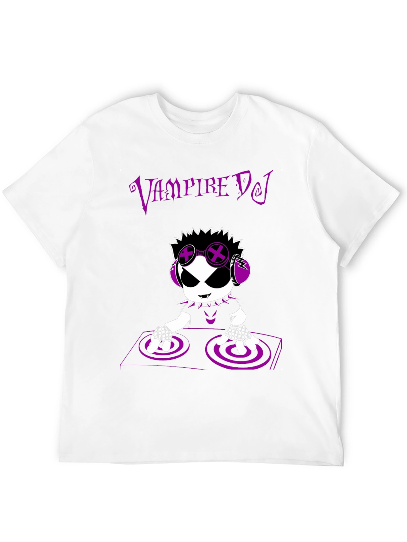 Vampire DJ T-Shirt - Unique Graphic Tee