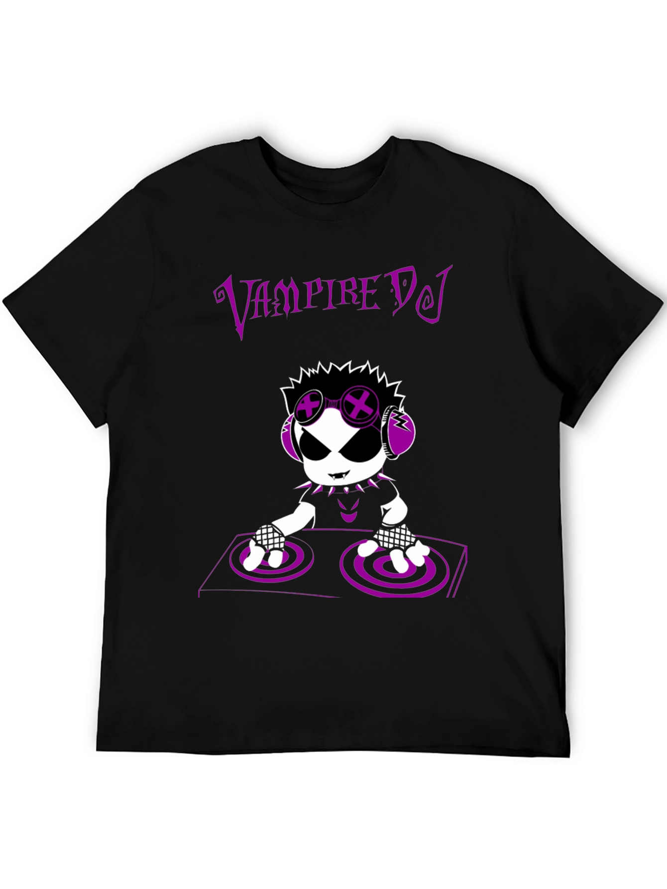 Vampire DJ T-Shirt - Unique Graphic Tee