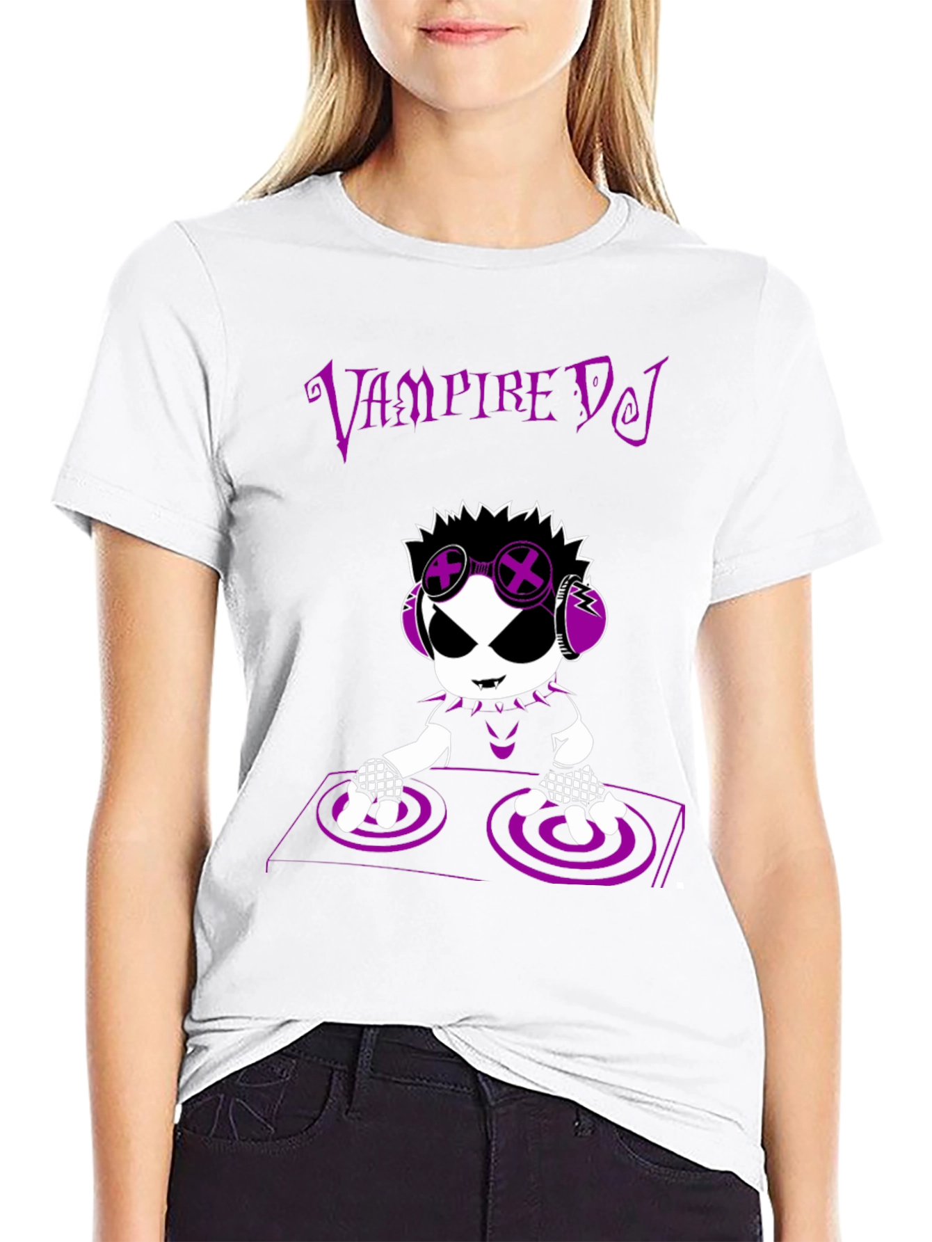 Vampire DJ T-Shirt - Unique Graphic Tee