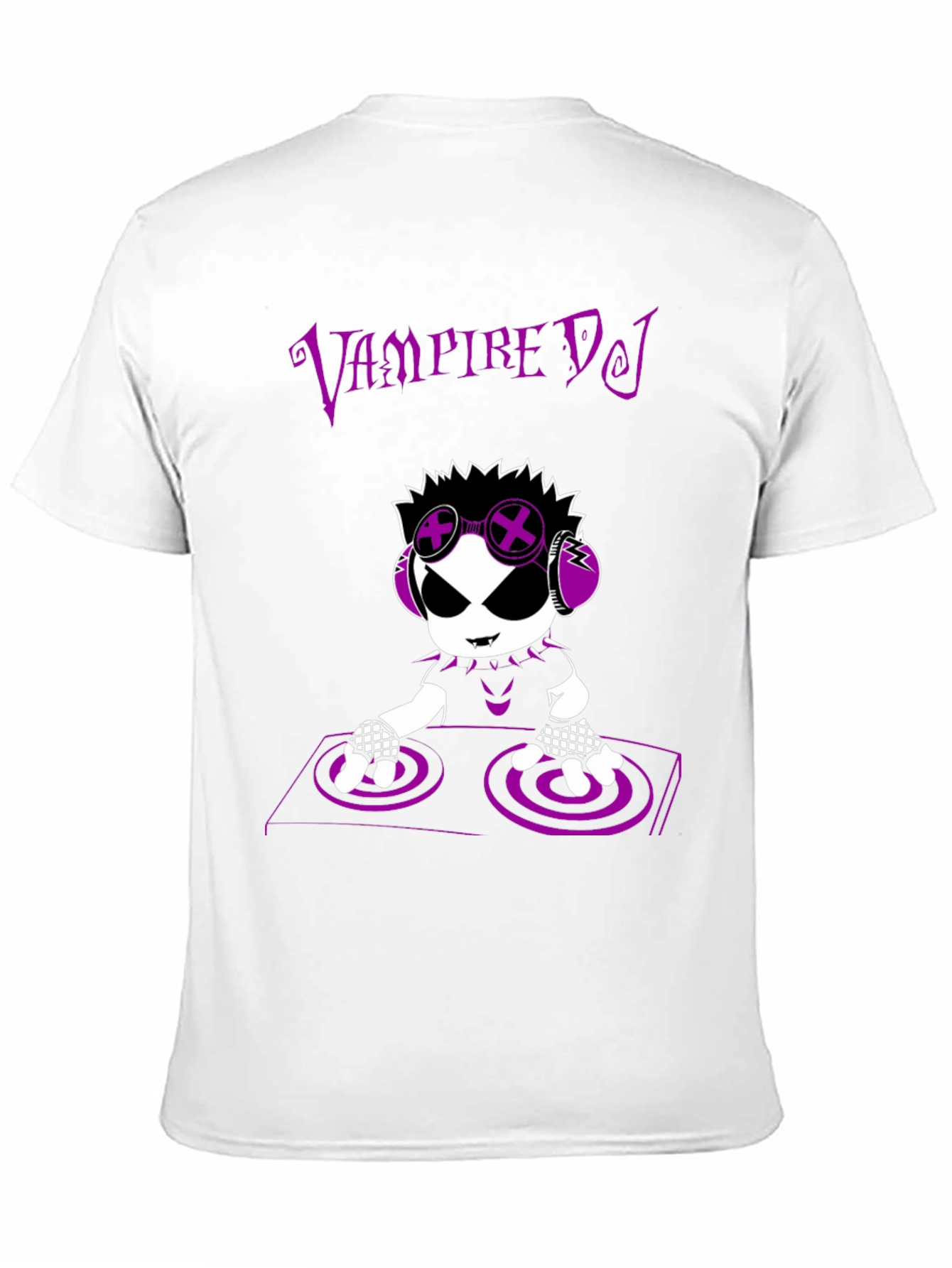 Vampire DJ T-Shirt - Unique Graphic Tee