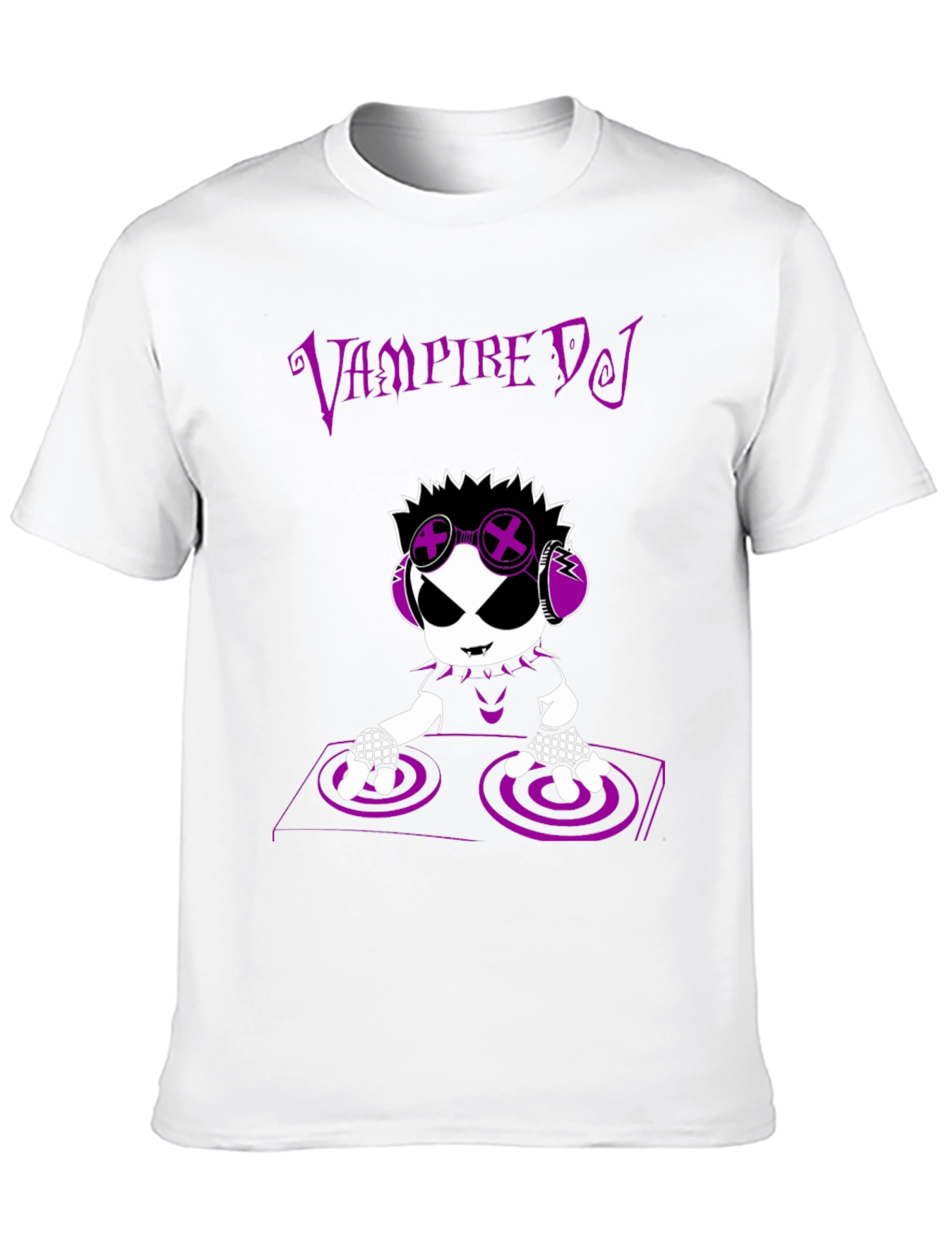 Vampire DJ T-Shirt - Unique Graphic Tee