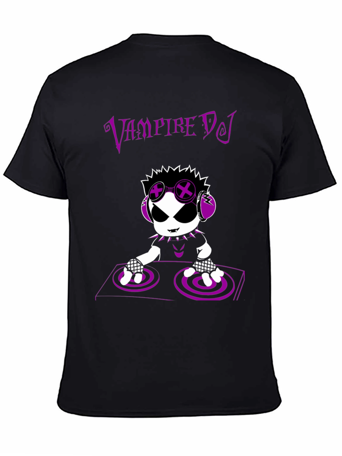 Vampire DJ T-Shirt - Unique Graphic Tee