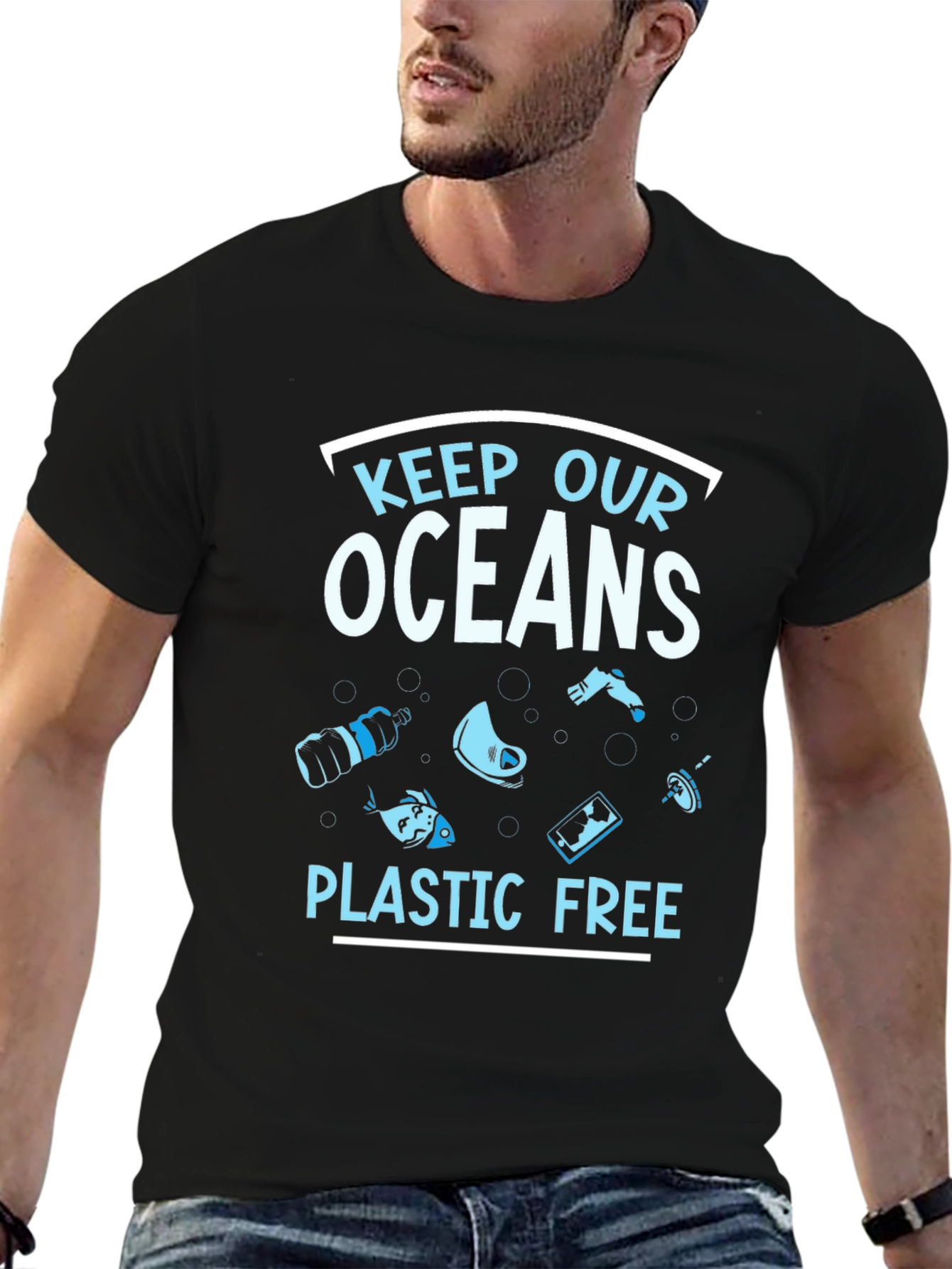 Keep Our Oceans Plastic Free T-Shirt