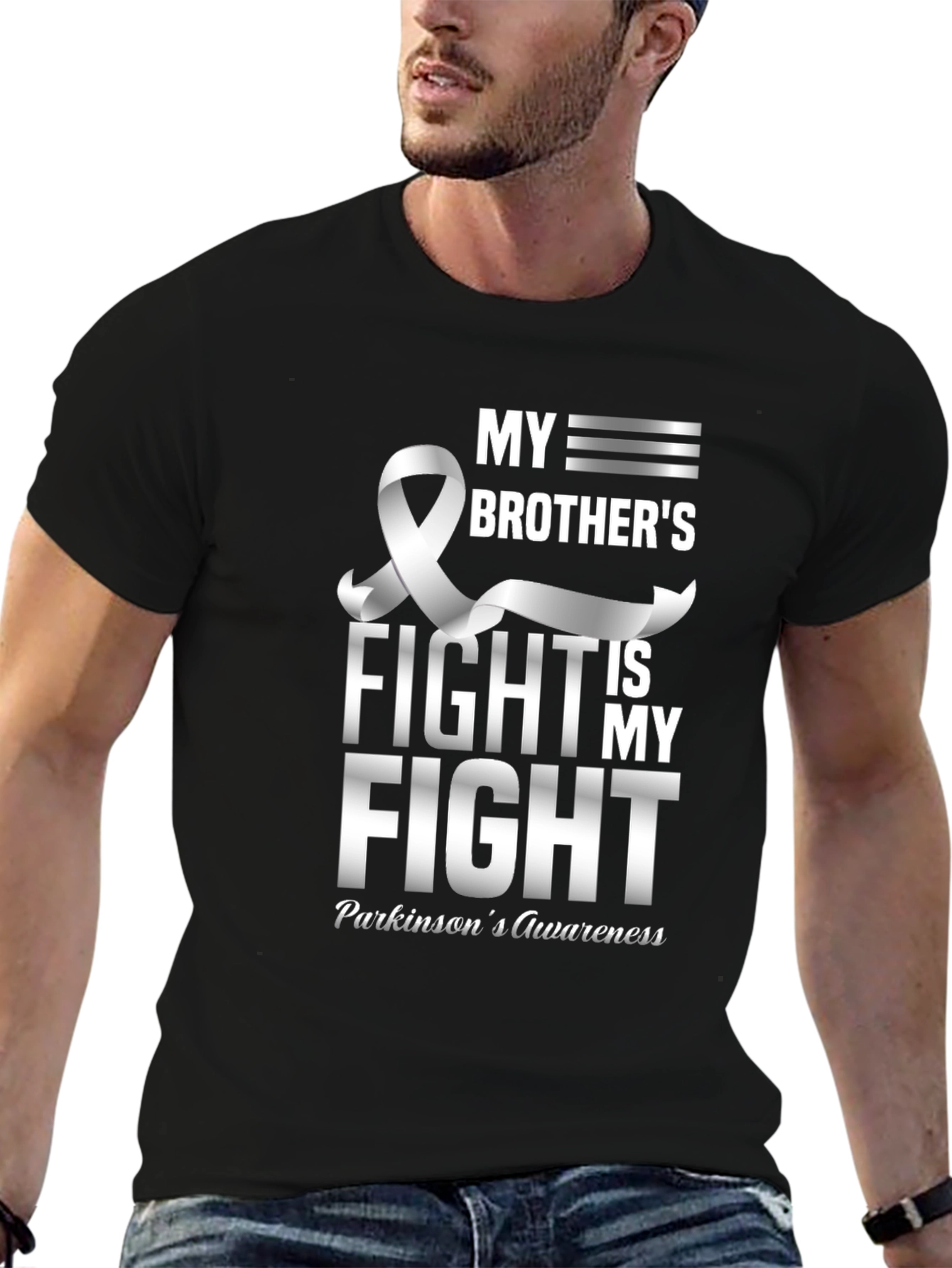Parkinsons Awareness T-Shirt: My Brothers Fight is My Fight
