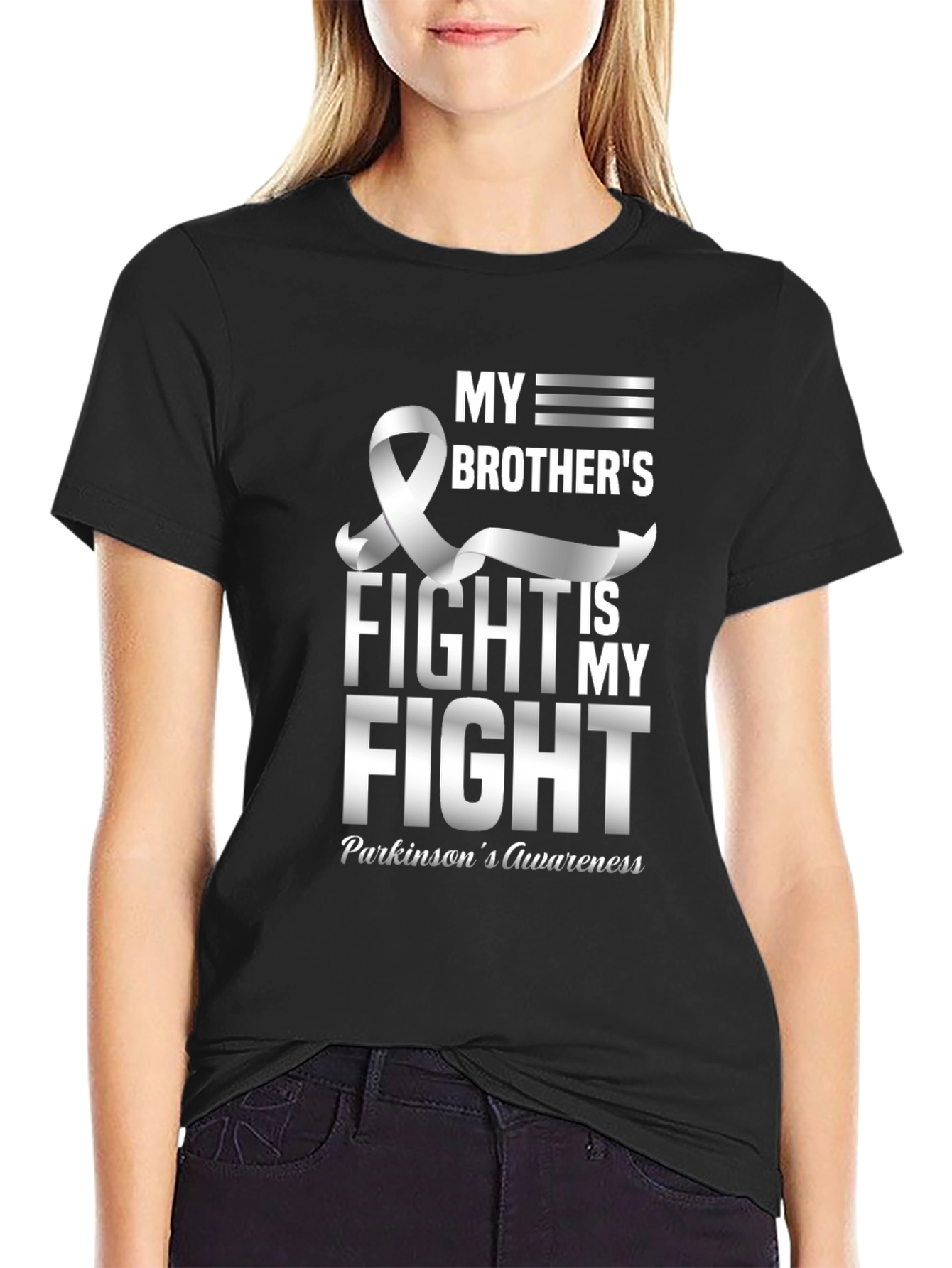 Parkinsons Awareness T-Shirt: My Brothers Fight is My Fight