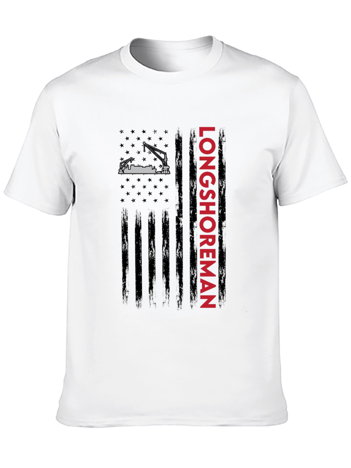 Longshoreman American Flag Graphic Tee