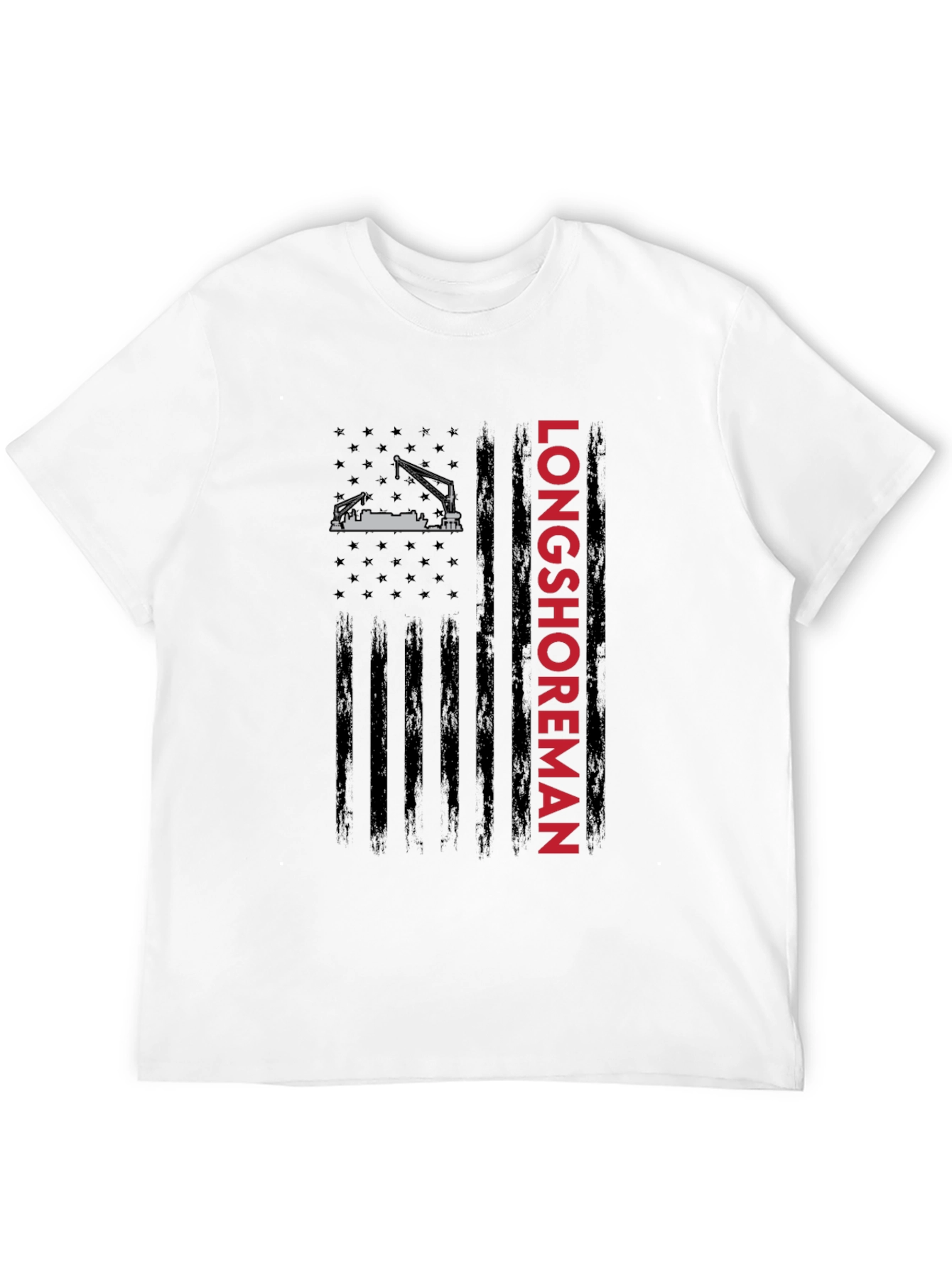 Longshoreman American Flag Graphic Tee