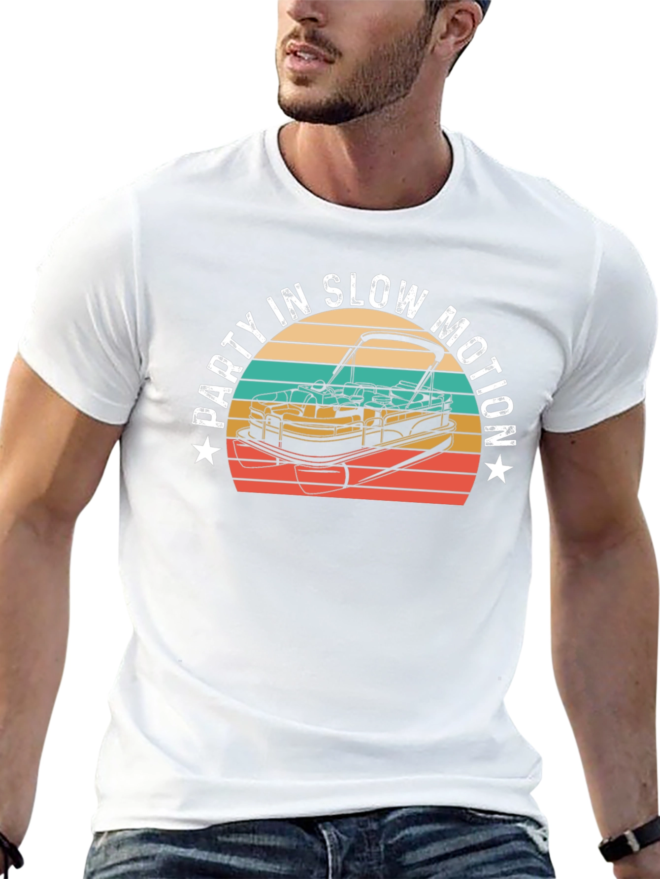 Party in Slow Motion Pontoon T-Shirt