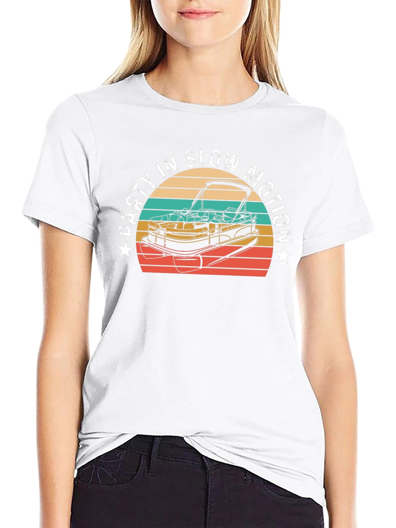Party in Slow Motion Pontoon T-Shirt