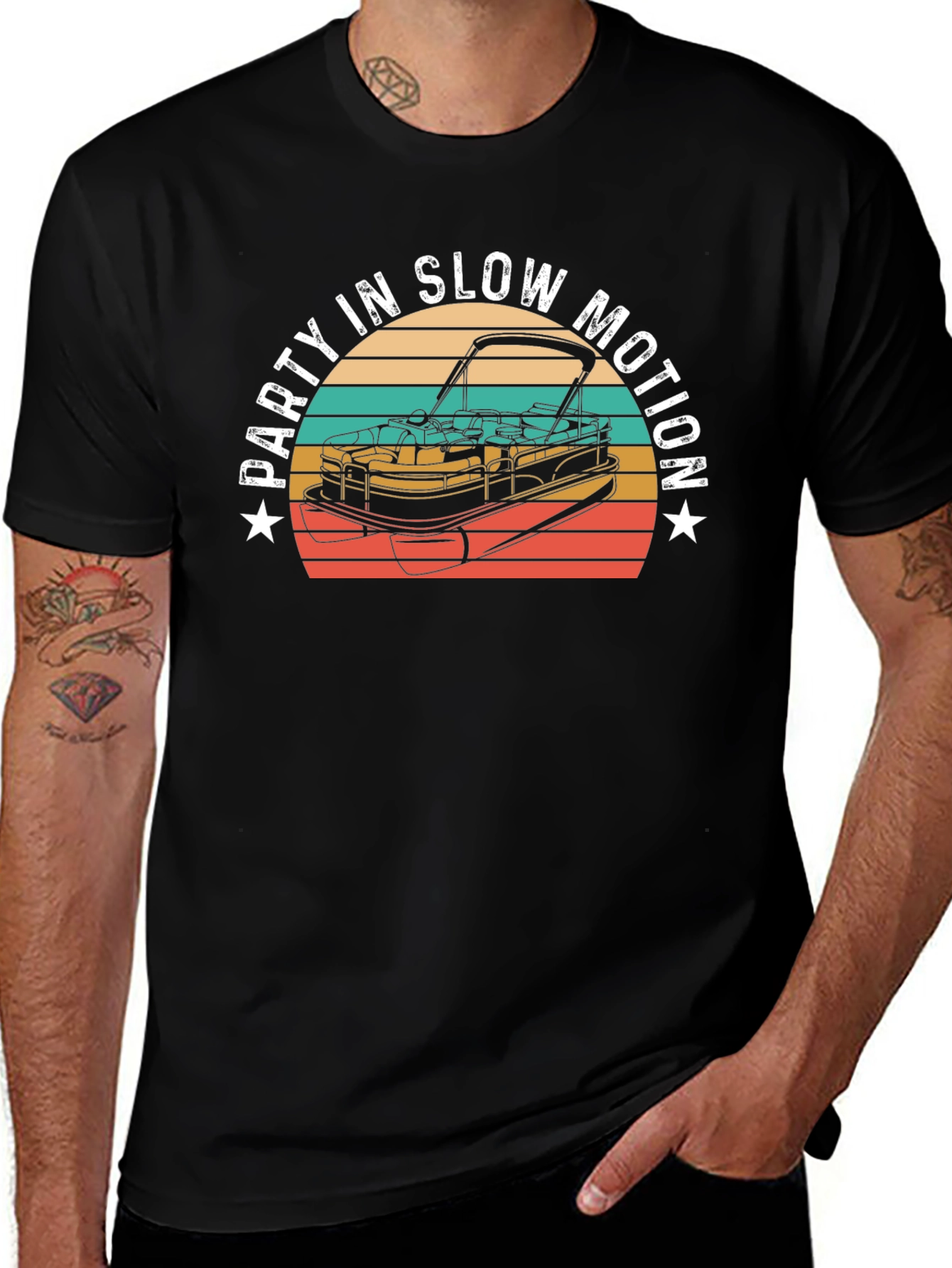 Party in Slow Motion Pontoon T-Shirt