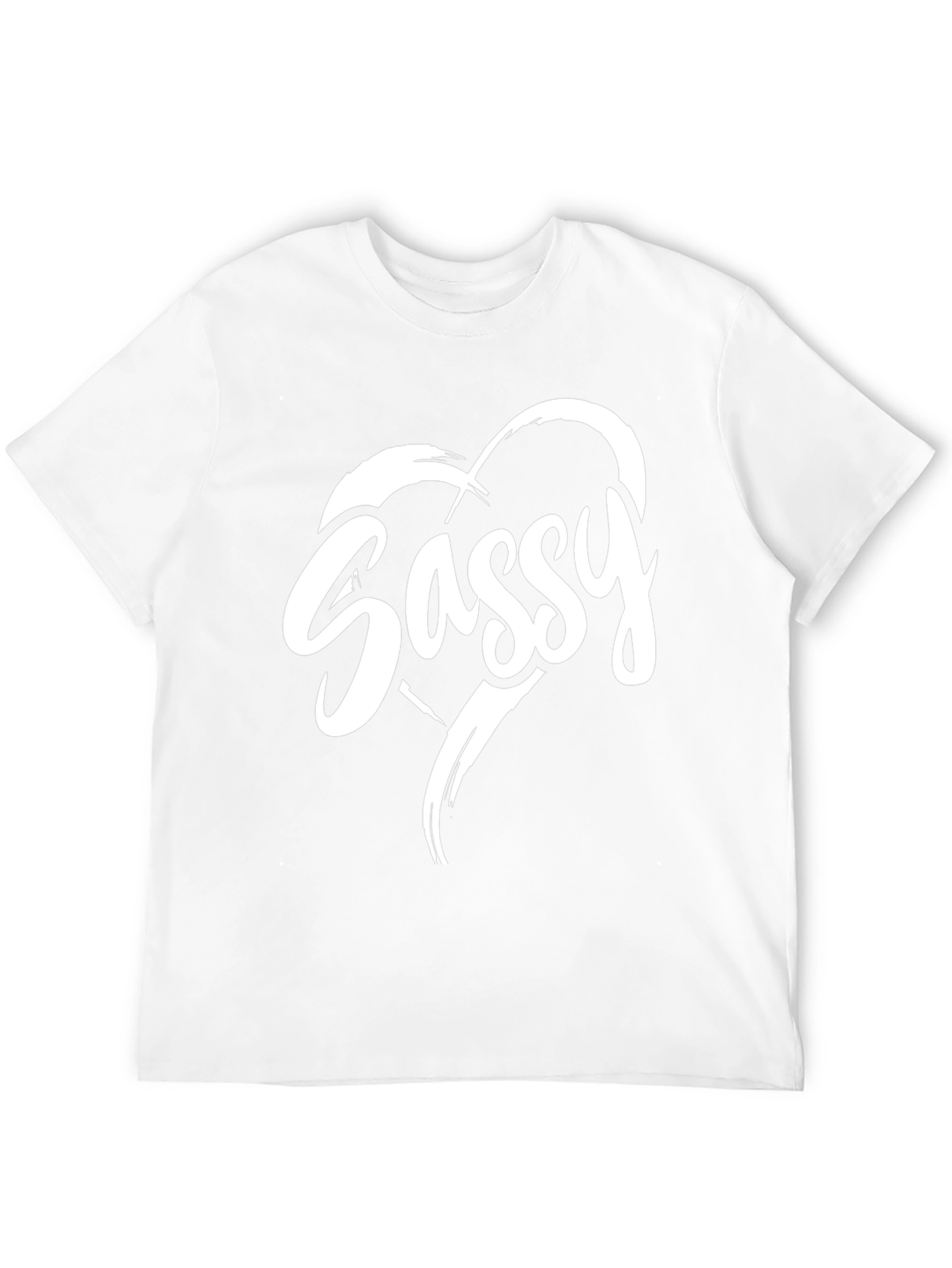 Sassy Heart Graphic Tee - Stylish Black T-Shirt