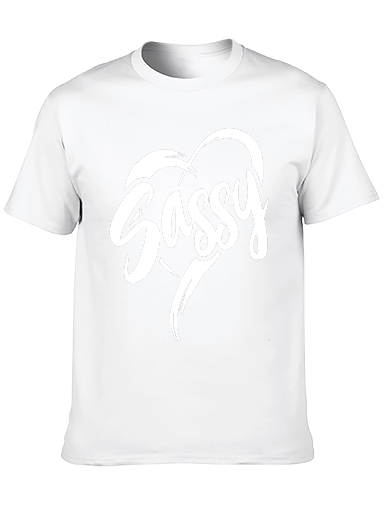 Sassy Heart Graphic Tee - Stylish Black T-Shirt