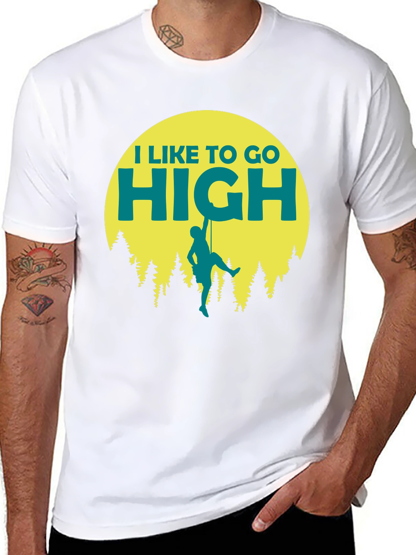 I Like to Go High Climbing T-Shirt