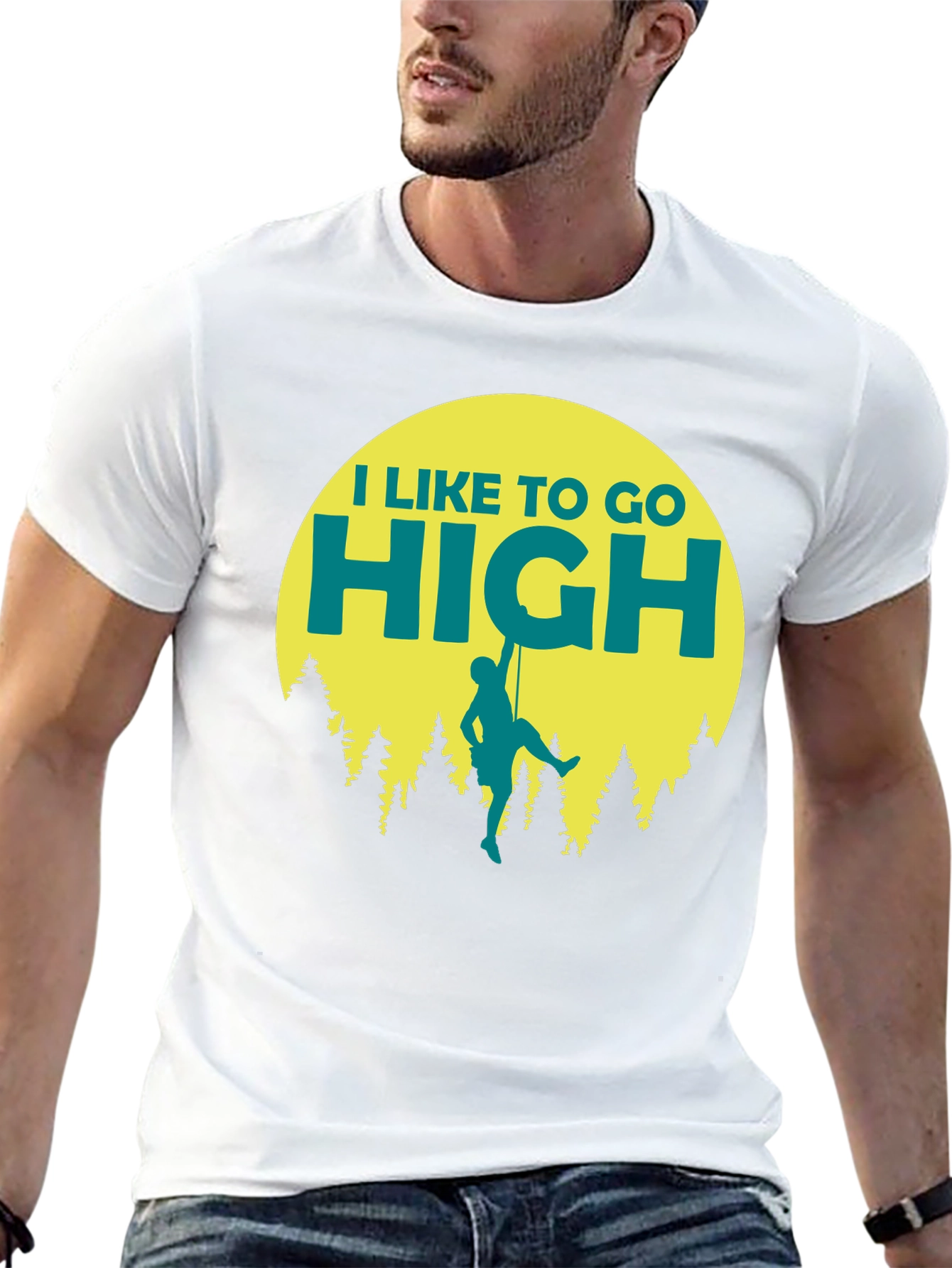 I Like to Go High Climbing T-Shirt