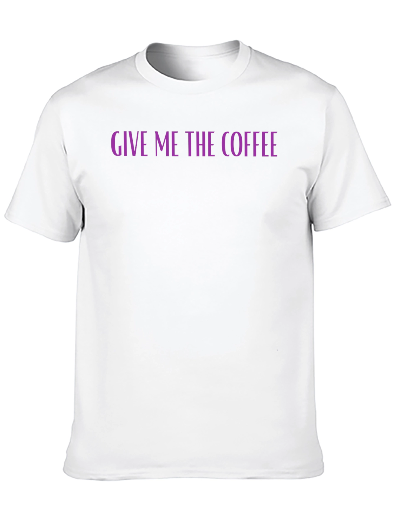 Give Me The Coffee Graphic Tee - Black