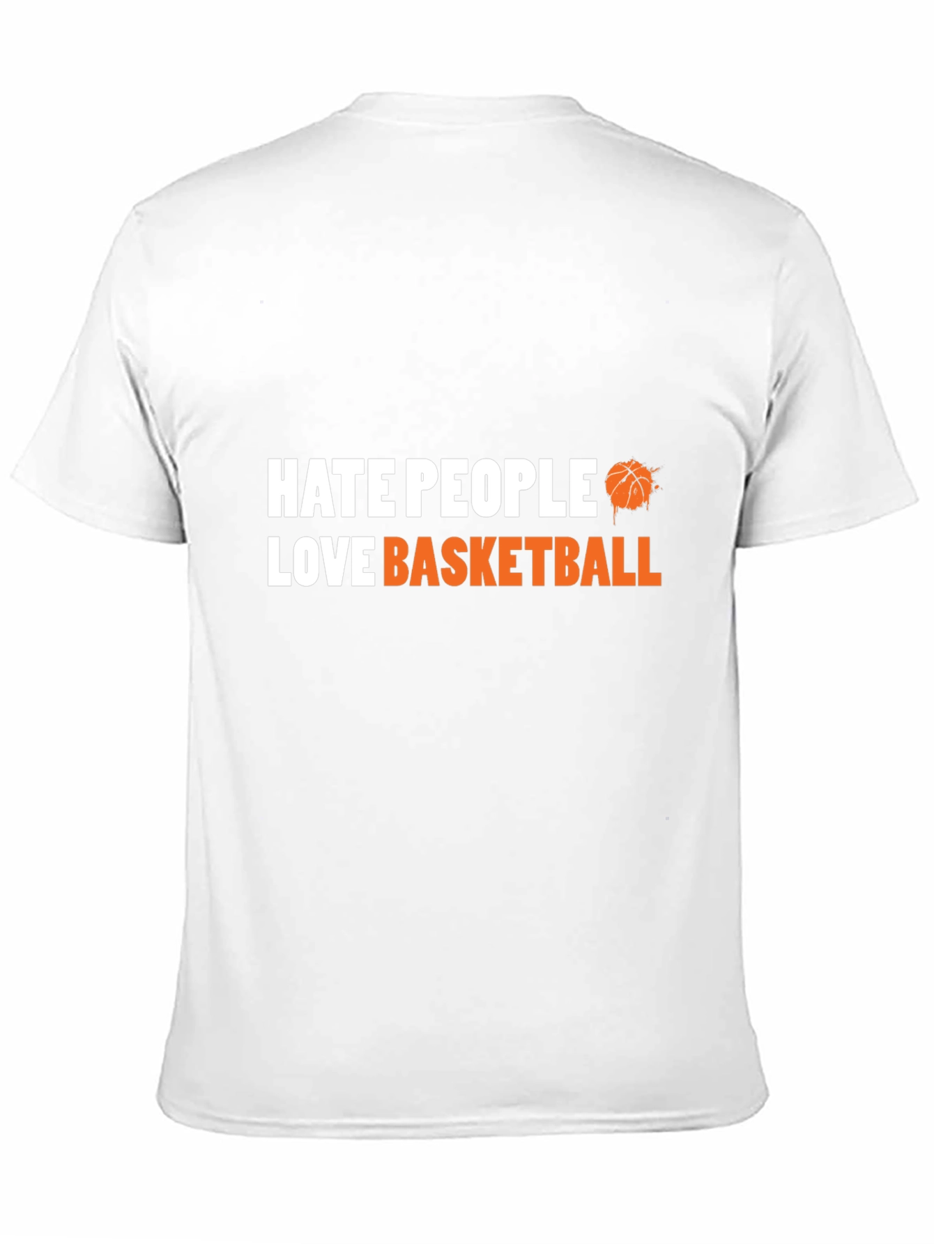 Hate People Love Basketball Graphic Tee