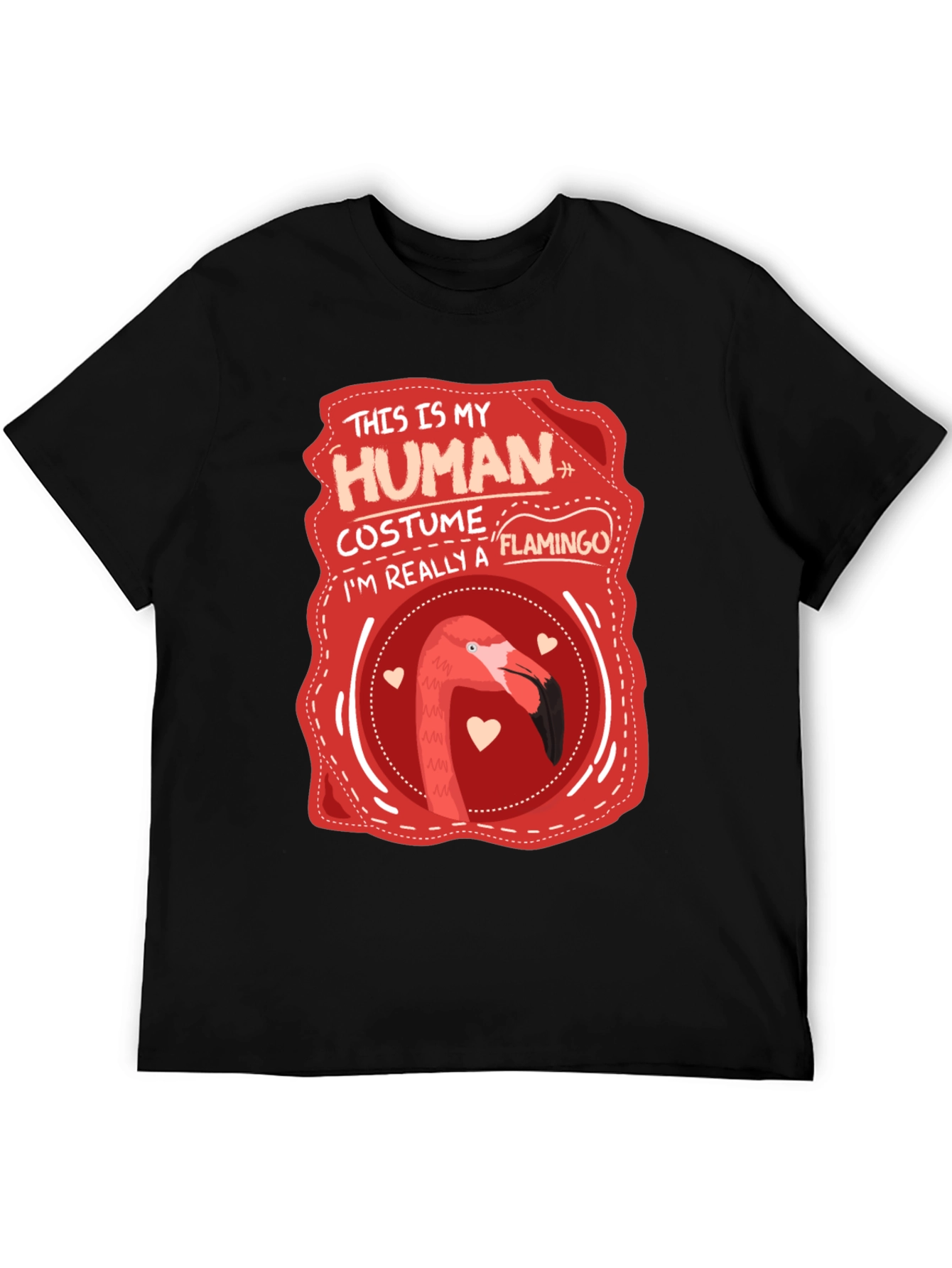 Human Costume Flamingo T-Shirt