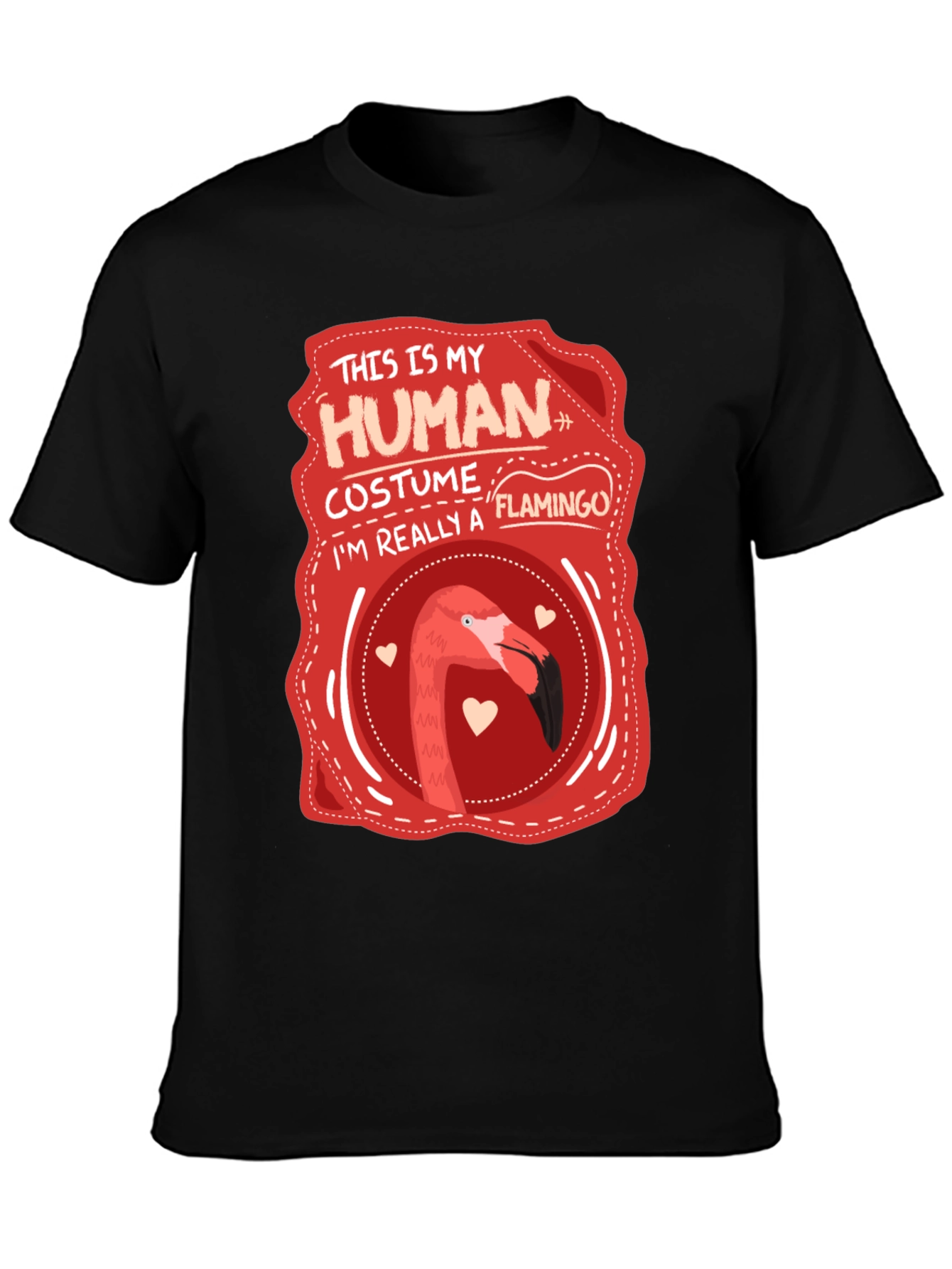 Human Costume Flamingo T-Shirt