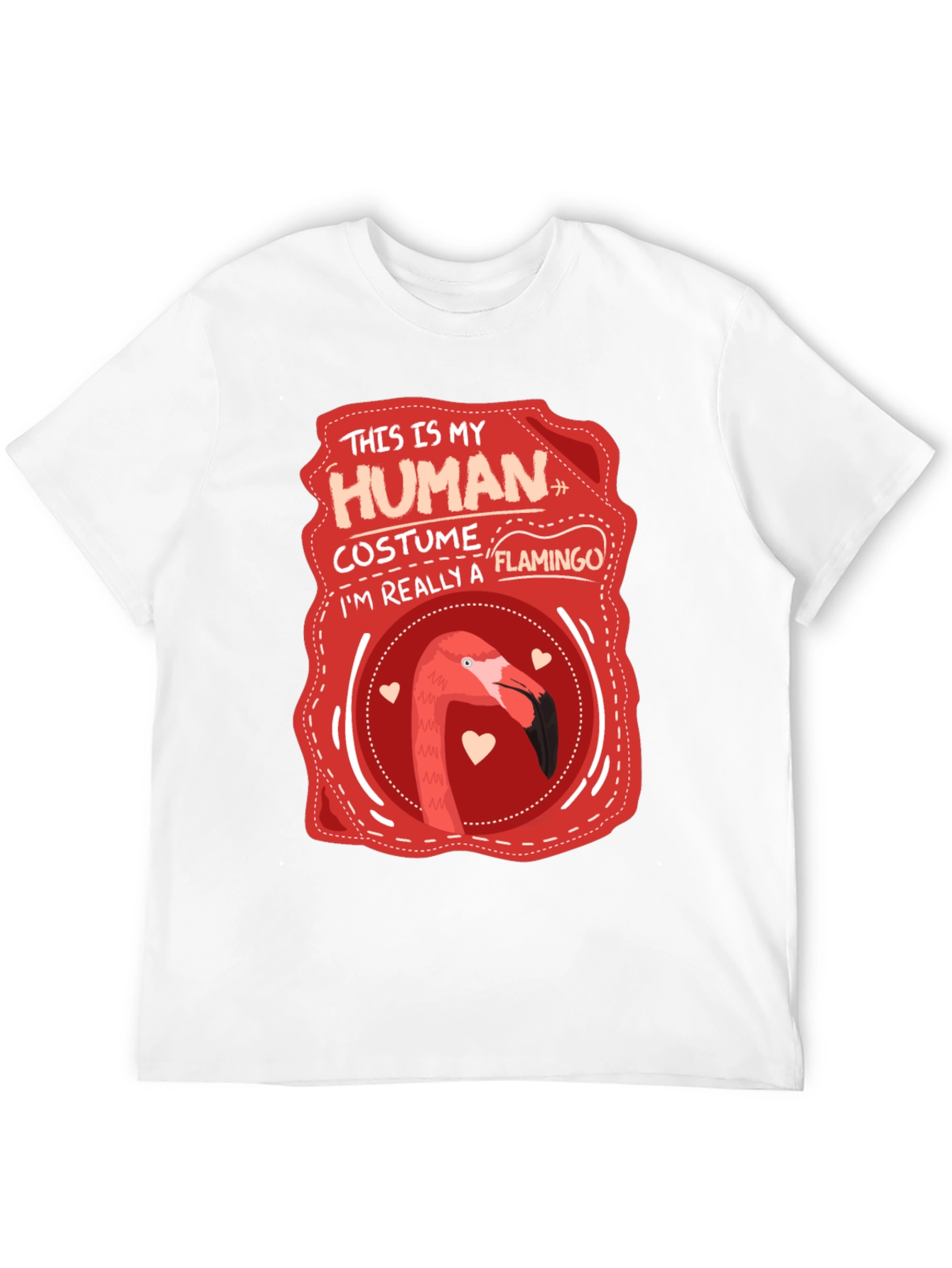 Human Costume Flamingo T-Shirt