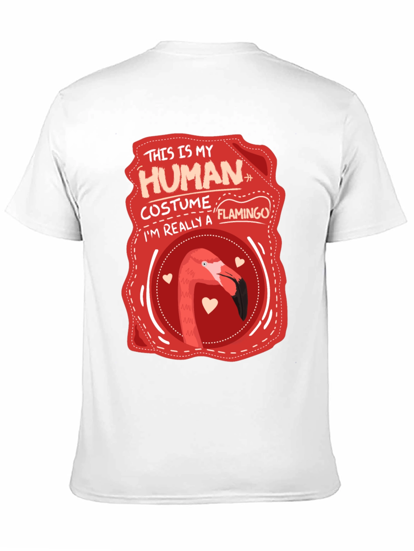 Human Costume Flamingo T-Shirt