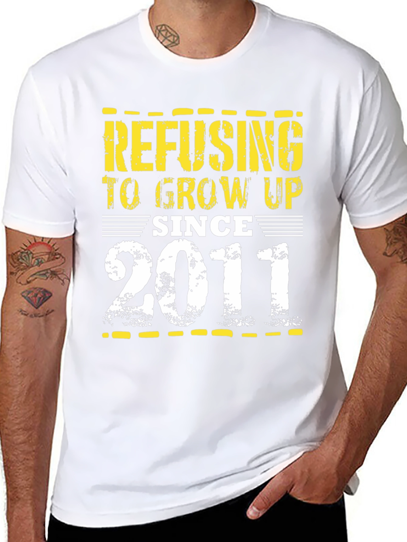 Refusing To Grow Up Since 2011 T-Shirt