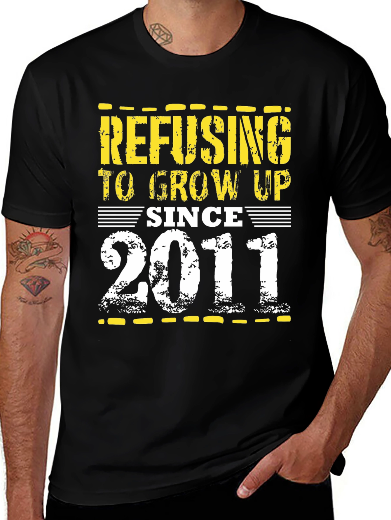 Refusing To Grow Up Since 2011 T-Shirt